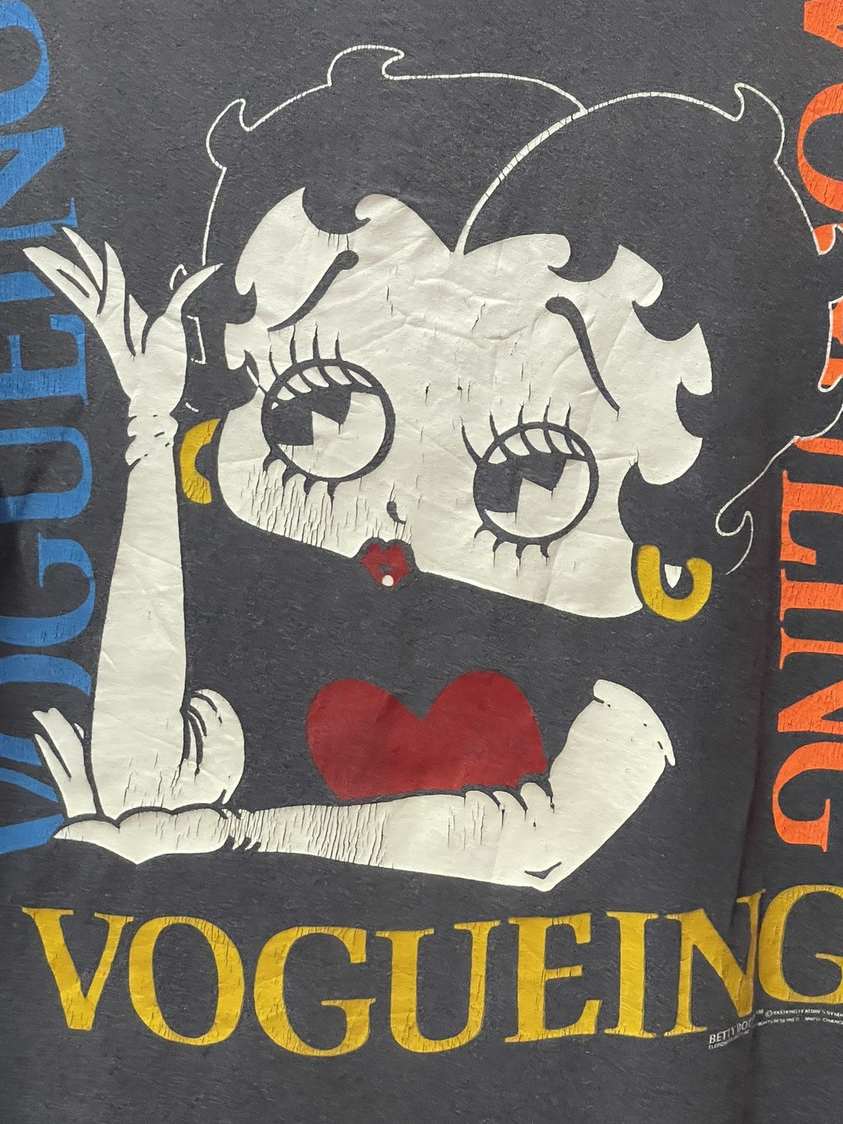 Changes Vintage 90s Sun Faded Betty Boop🔥🔥🔥 Size US XL / EU 56 / 4 - 2 Thumbnail