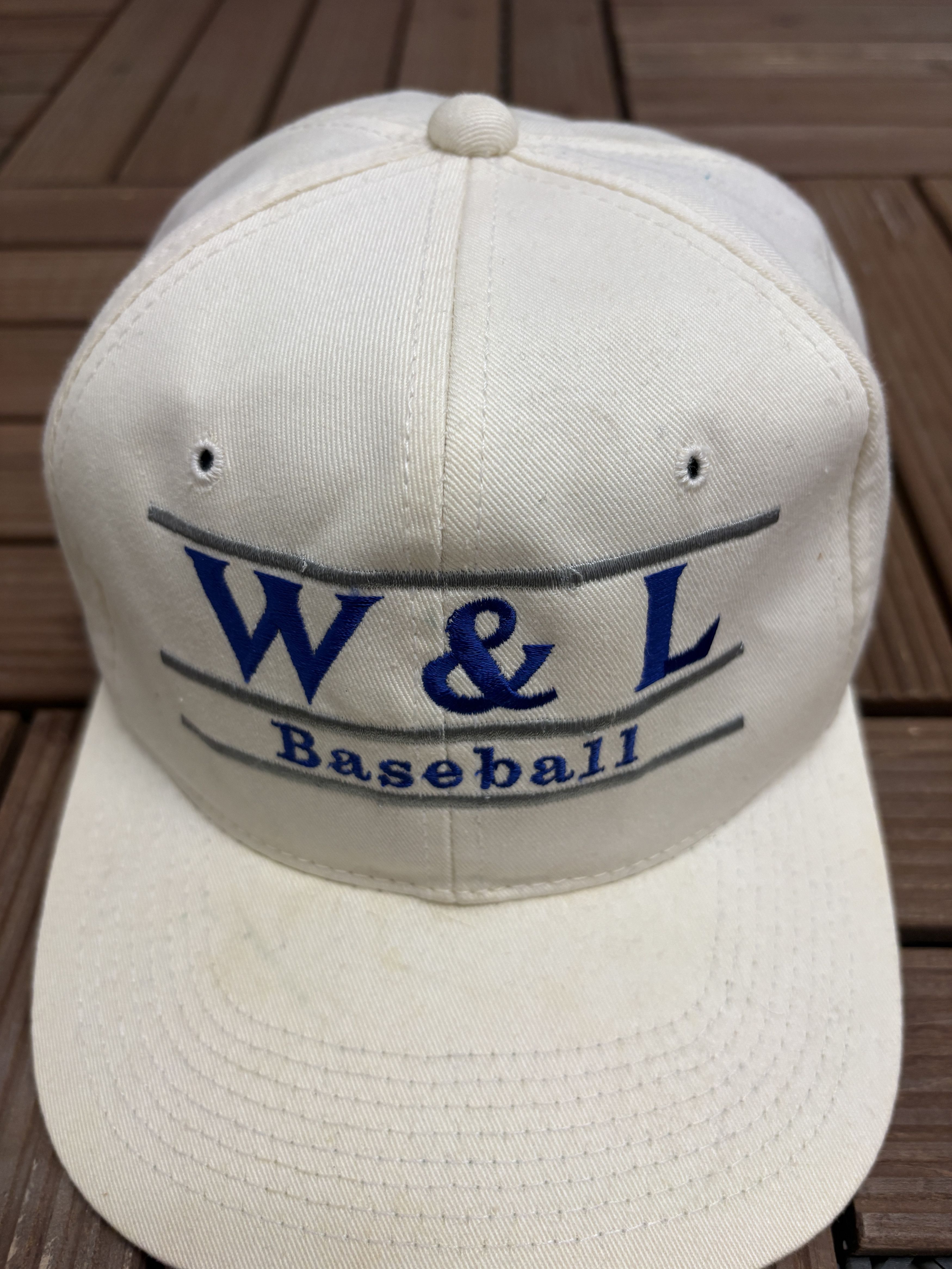 Vintage Washington & Lee Generals Baseball Vintage White Hat Cap Size ONE SIZE - 3 Thumbnail