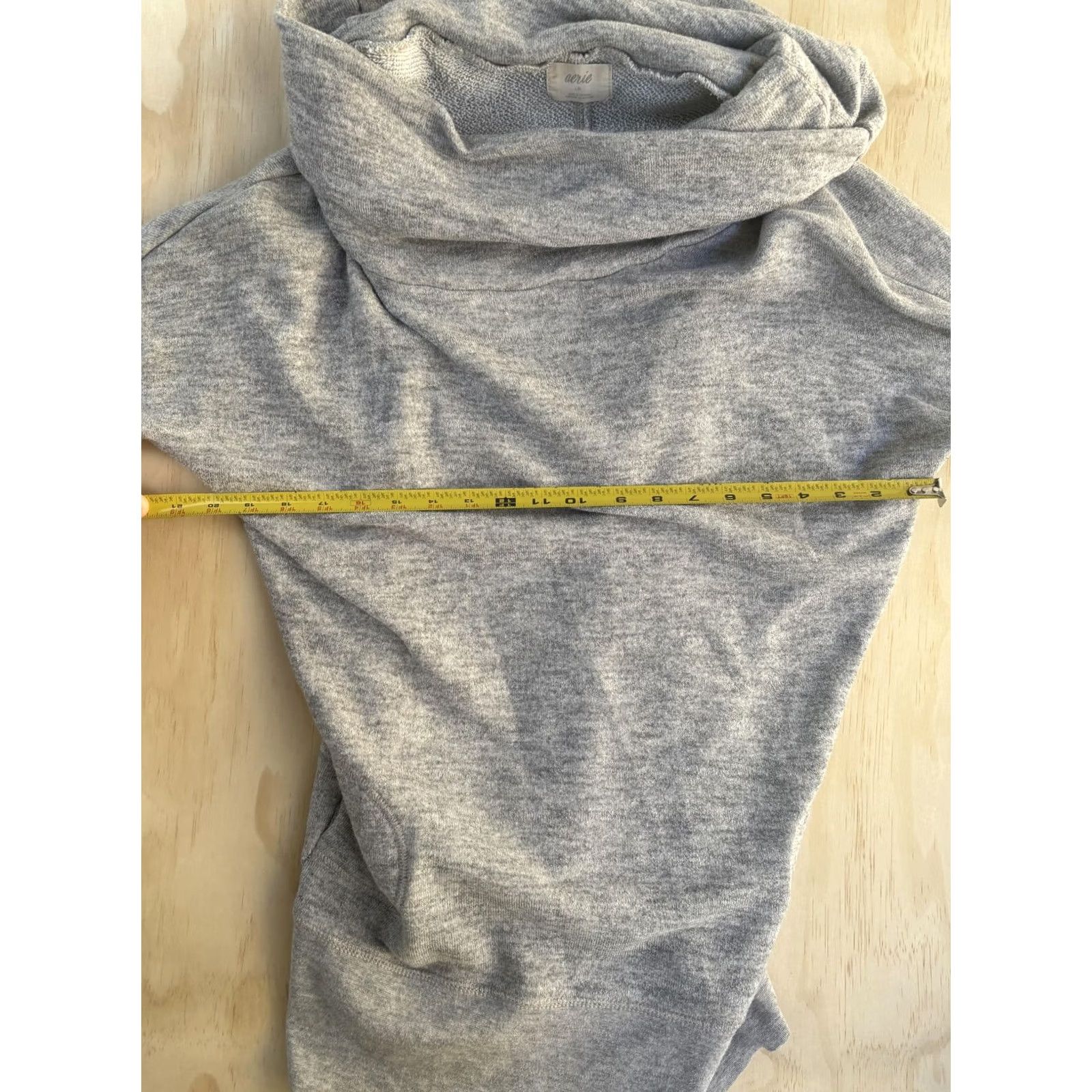 Vintage Aerie Sweater Womens Large Gray Cowl Neck Knit Long Sleeve Pullover Cozy Size L / US 10 / IT 46 - 4 Thumbnail
