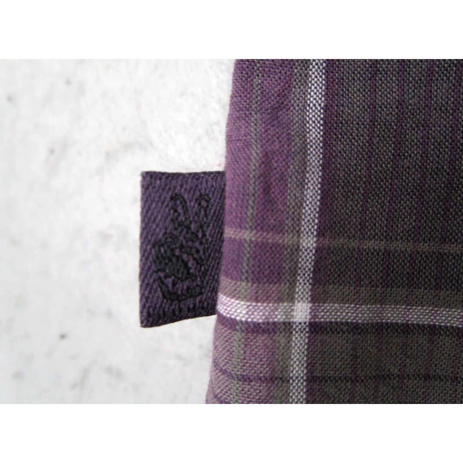 John Varvatos VINTAGE John Varvatos Star USA Shirt Mens Large Purple Check Button Up Designer Peace Size US L / EU 52-54 / 3 - 4 Thumbnail