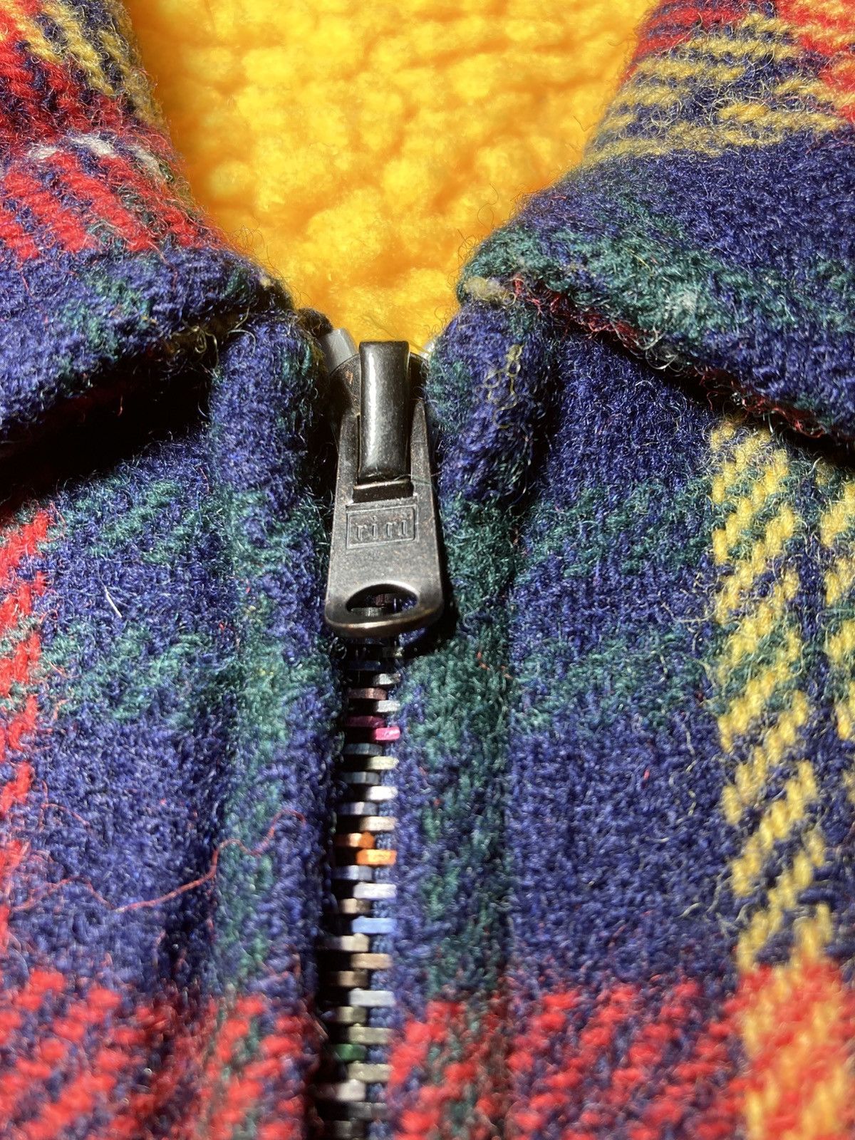Bape 1998 Bape Check Fringe Western Jacket Fleece Plaid Tassel OG Size US XS / EU 42 / 0 - 8 Thumbnail