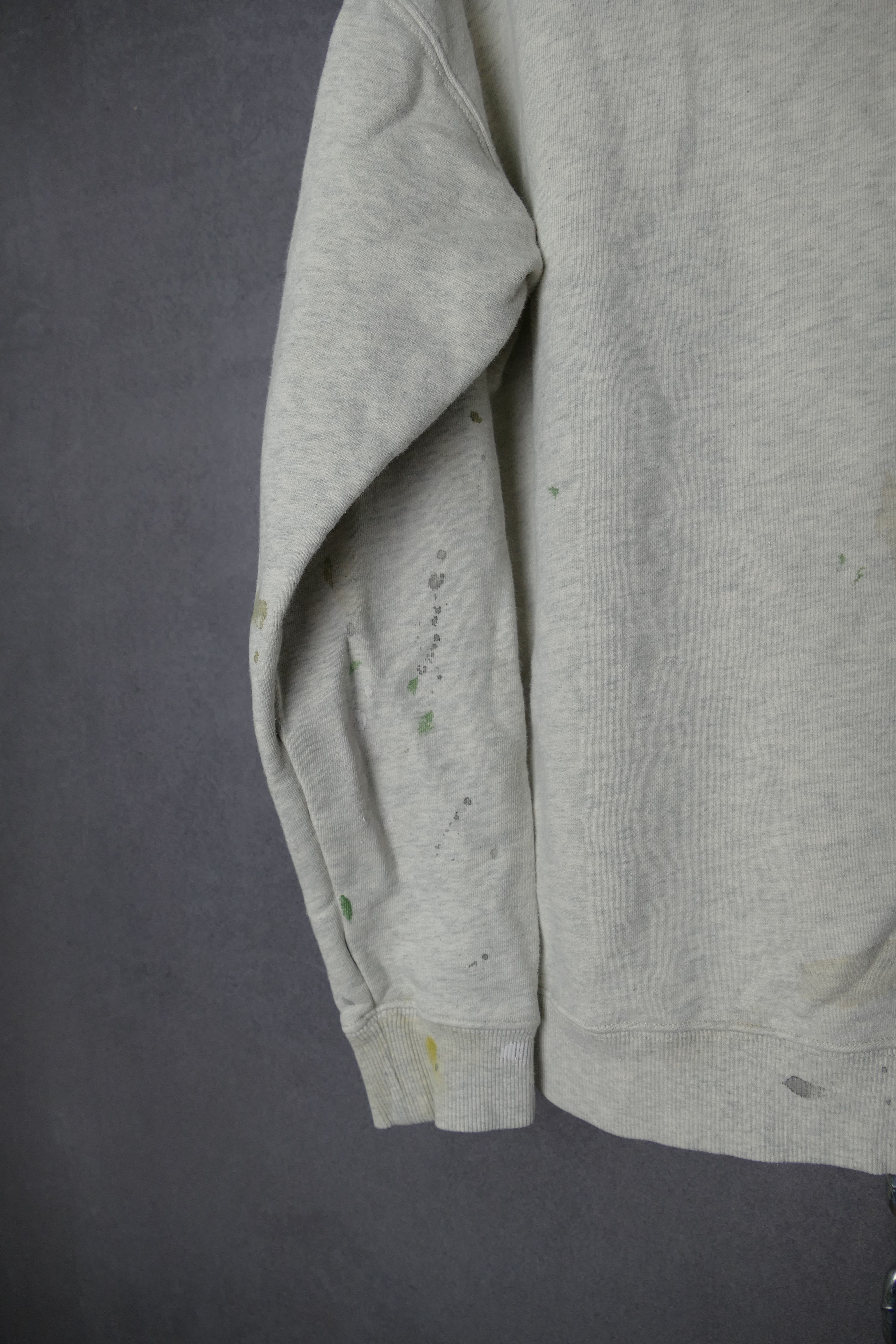 Vuja De VUJA DE Tokyo Mens Hoodie Grey Distressed Paint Splatter Size US S / EU 44-46 / 1 - 10 Thumbnail
