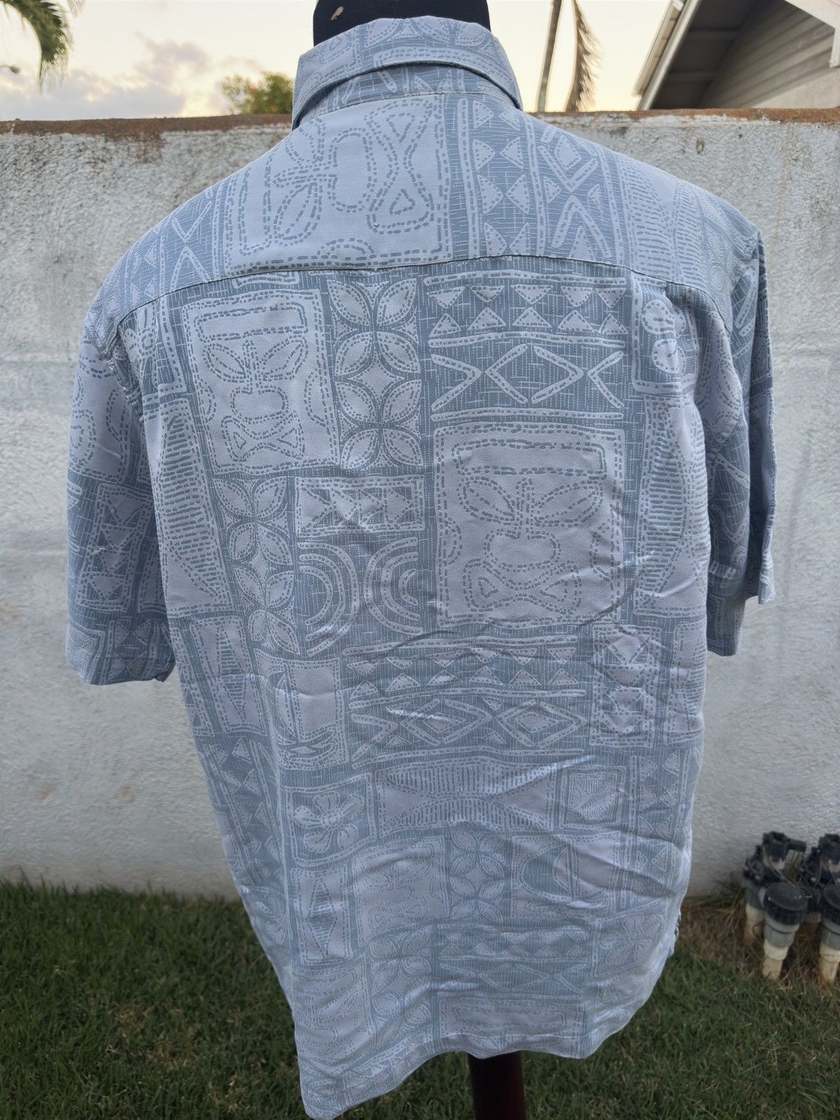 Other PreOwned Kahala Hawaiian Print Green Full Button Men's Large Size US L / EU 52-54 / 3 - 2 Thumbnail