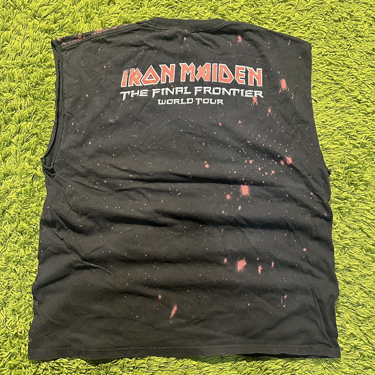 Band Tees Iron Maiden Final Frontier Tour Chopped Tee Size US XL / EU 56 / 4 - 2 Thumbnail