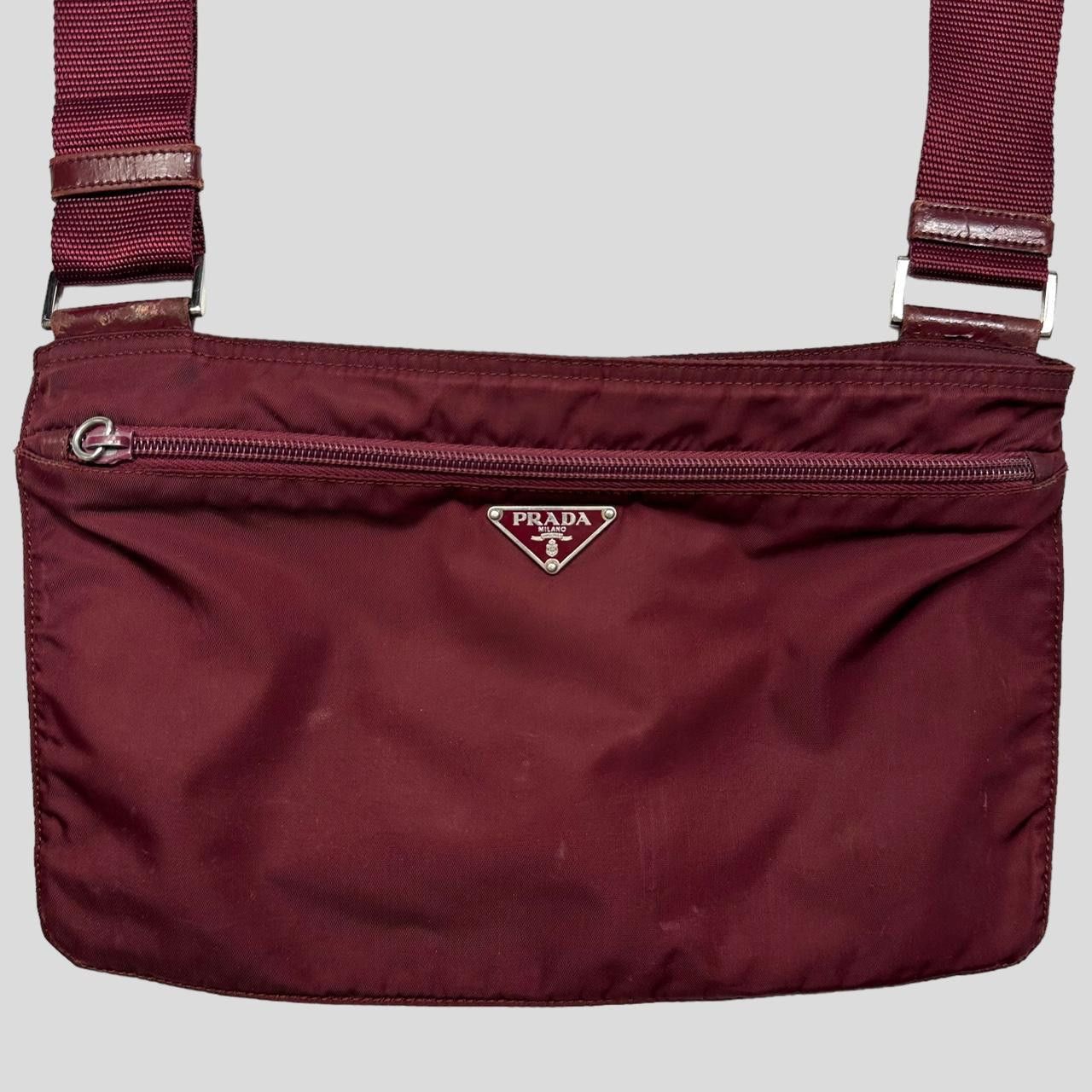 Prada Prada Milano 00’s Nylon Rectangle Crossbody Bag Size ONE SIZE - 3 Thumbnail