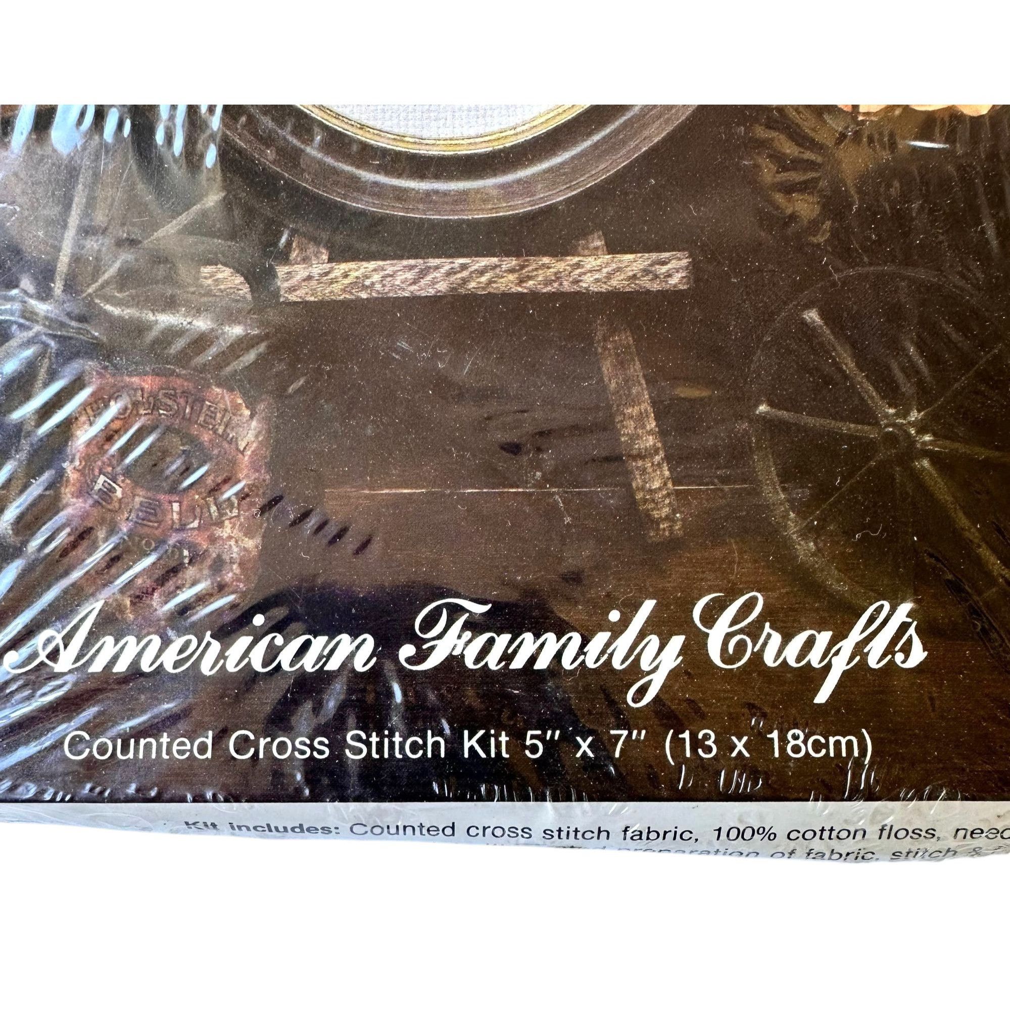 Vintage American Family Crafts Counted Cross Stitch Kit 5706 Wishing Size ONE SIZE - 5 Thumbnail