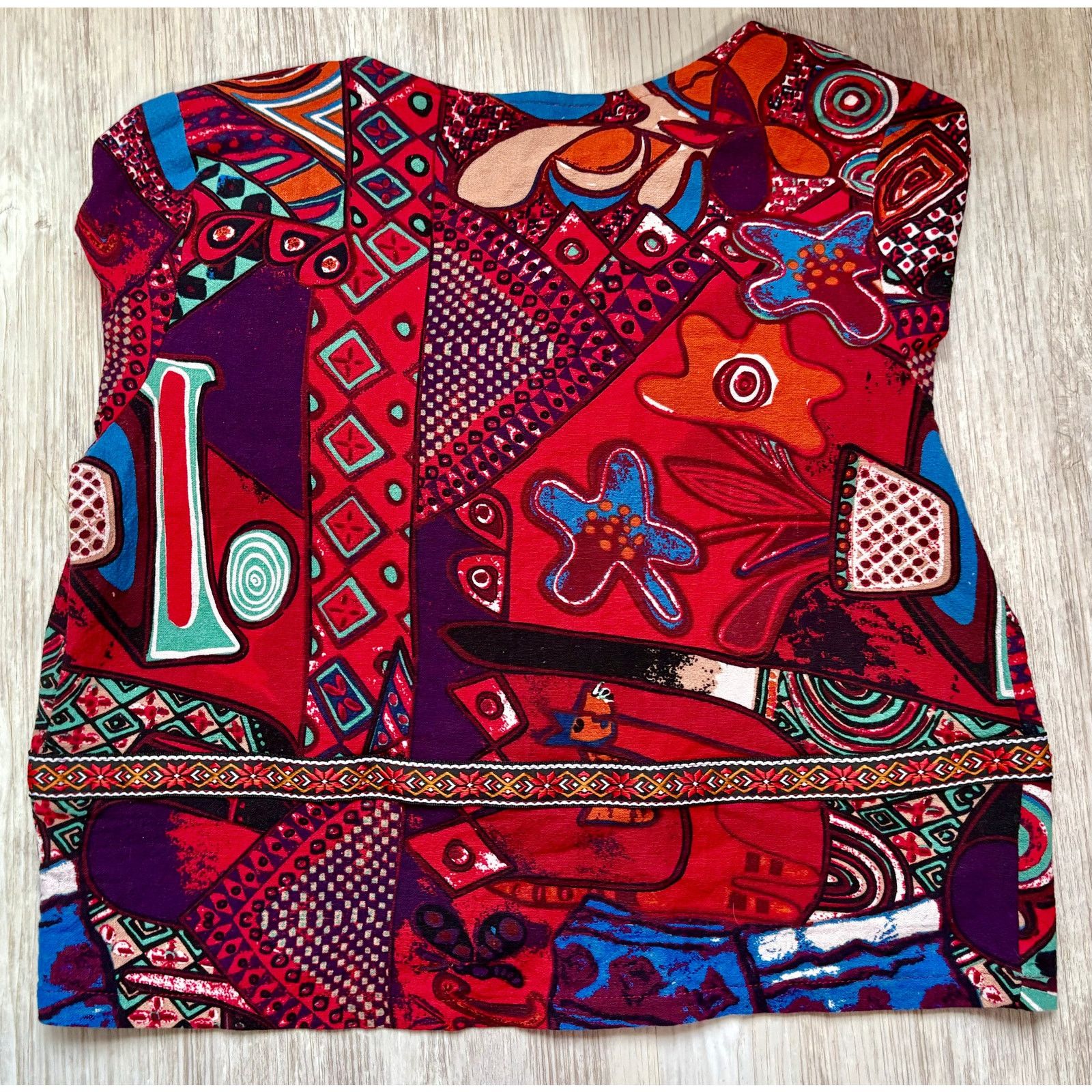 Other Emery Rose | Open Front Jacket Multicolor Print | Medium Size M / US 6-8 / IT 42-44 - 2 Thumbnail