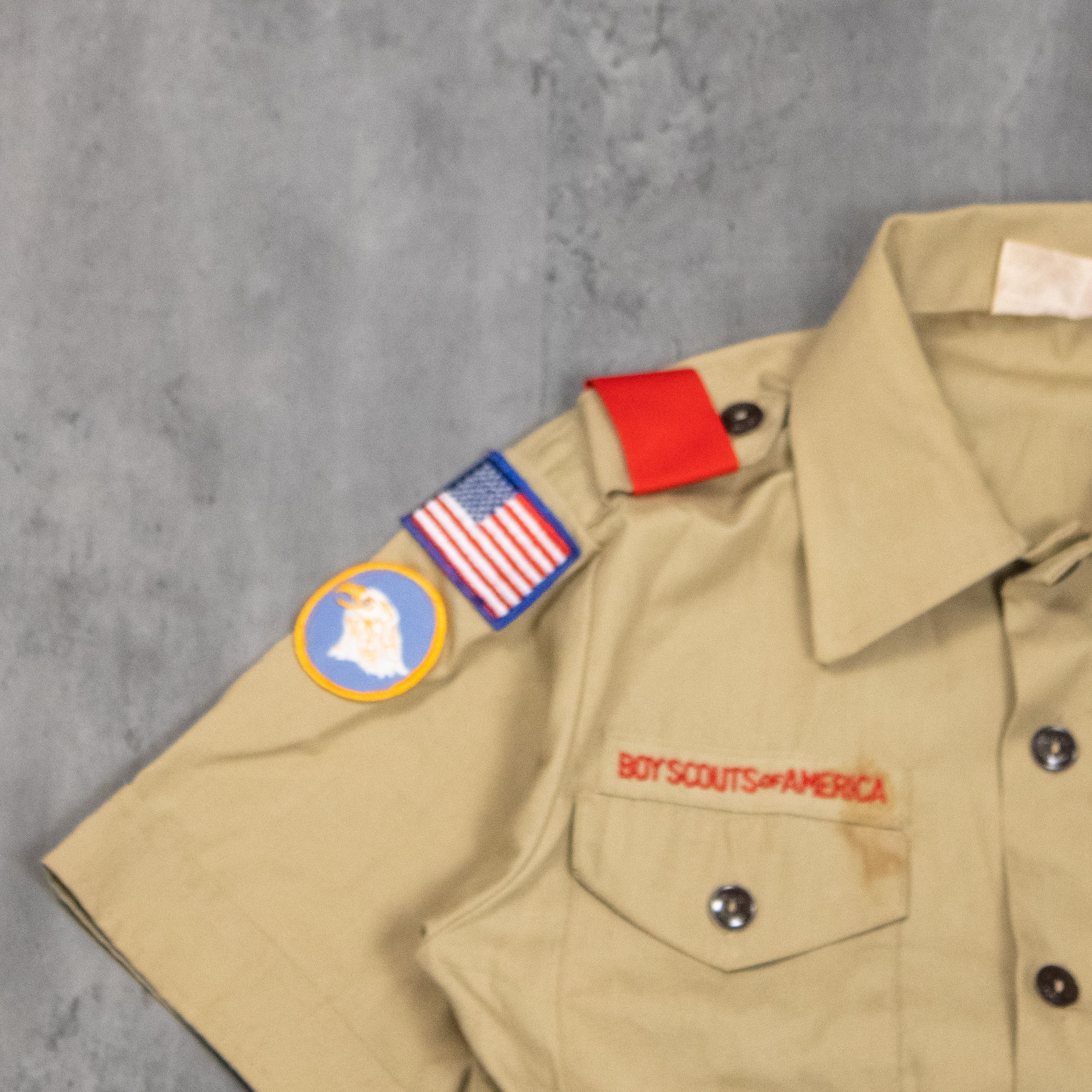 Vintage Vintage 80's Boy Scouts Of America Brown Short Sleeve Shirt Size US XS / EU 42 / 0 - 6 Thumbnail