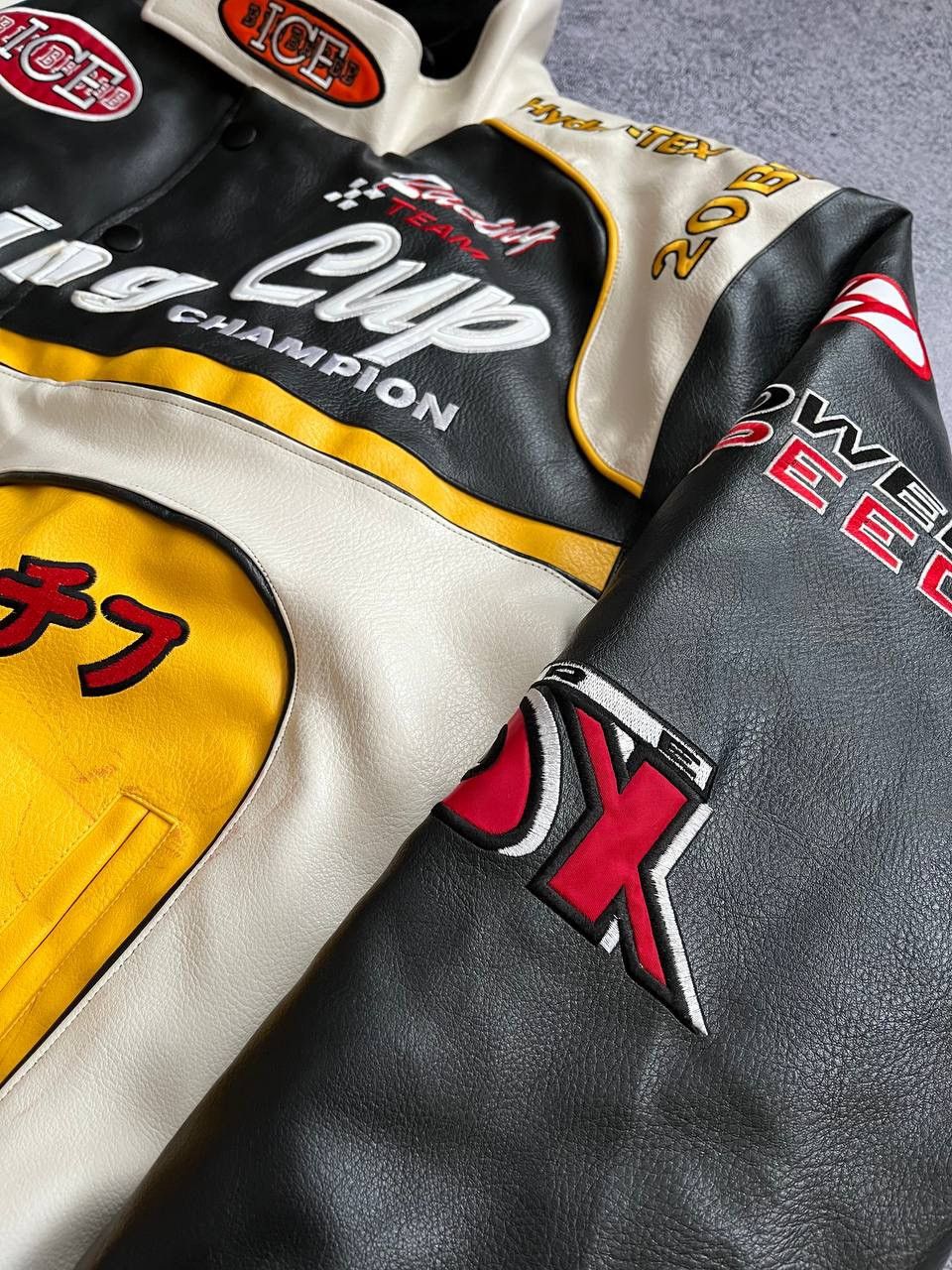 Fox Racing Leather Jacket FOX Racing Cup Made in Korea Size US L / EU 52-54 / 3 - 2 Thumbnail