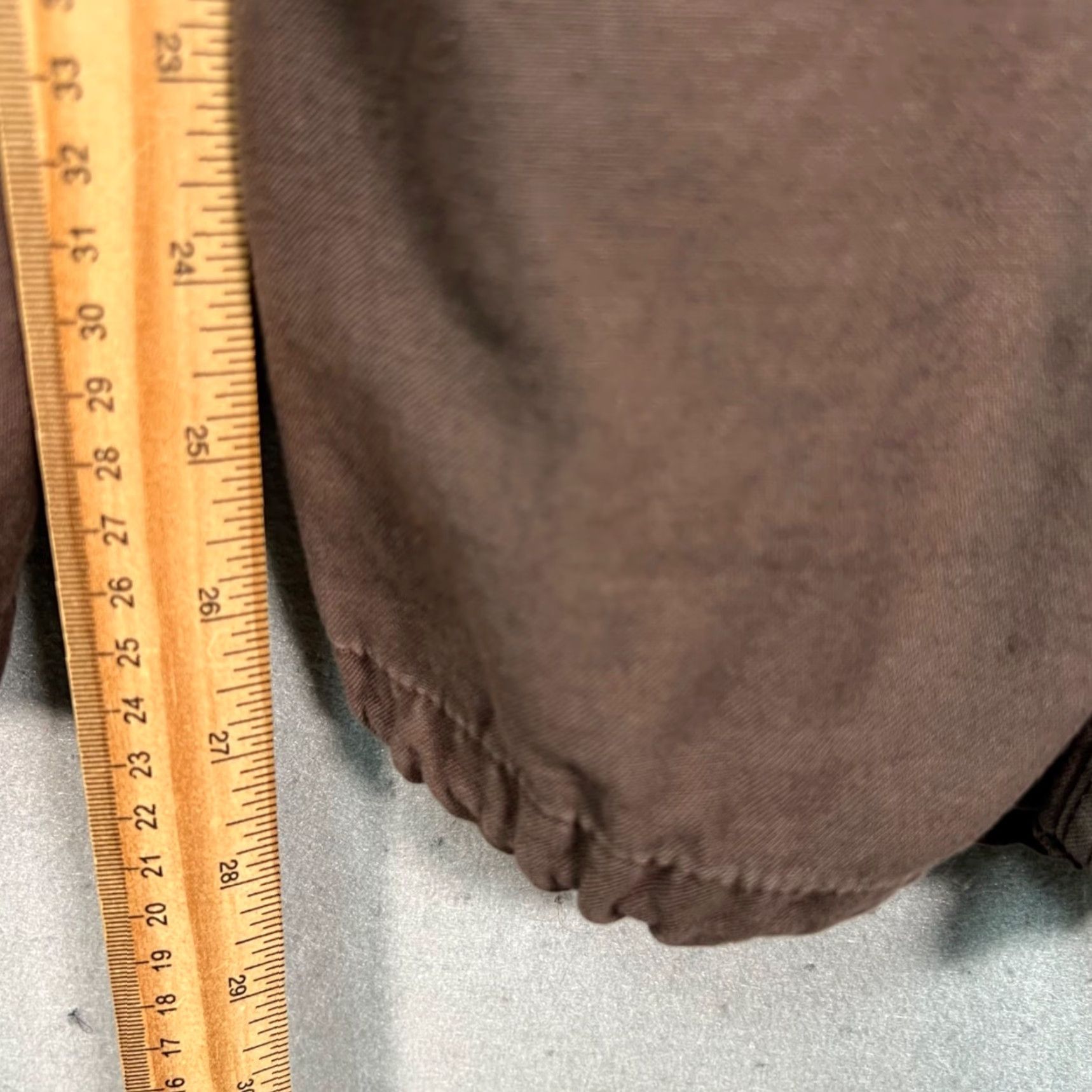 TNA TNA Surplus Cargo Pants Brown 100% Cotton With Pockets & Elastic Cuffs Womens Size 4 Straight Inseam 28" Front Flat Size 27" / US 4 / IT 40 - 7 Thumbnail