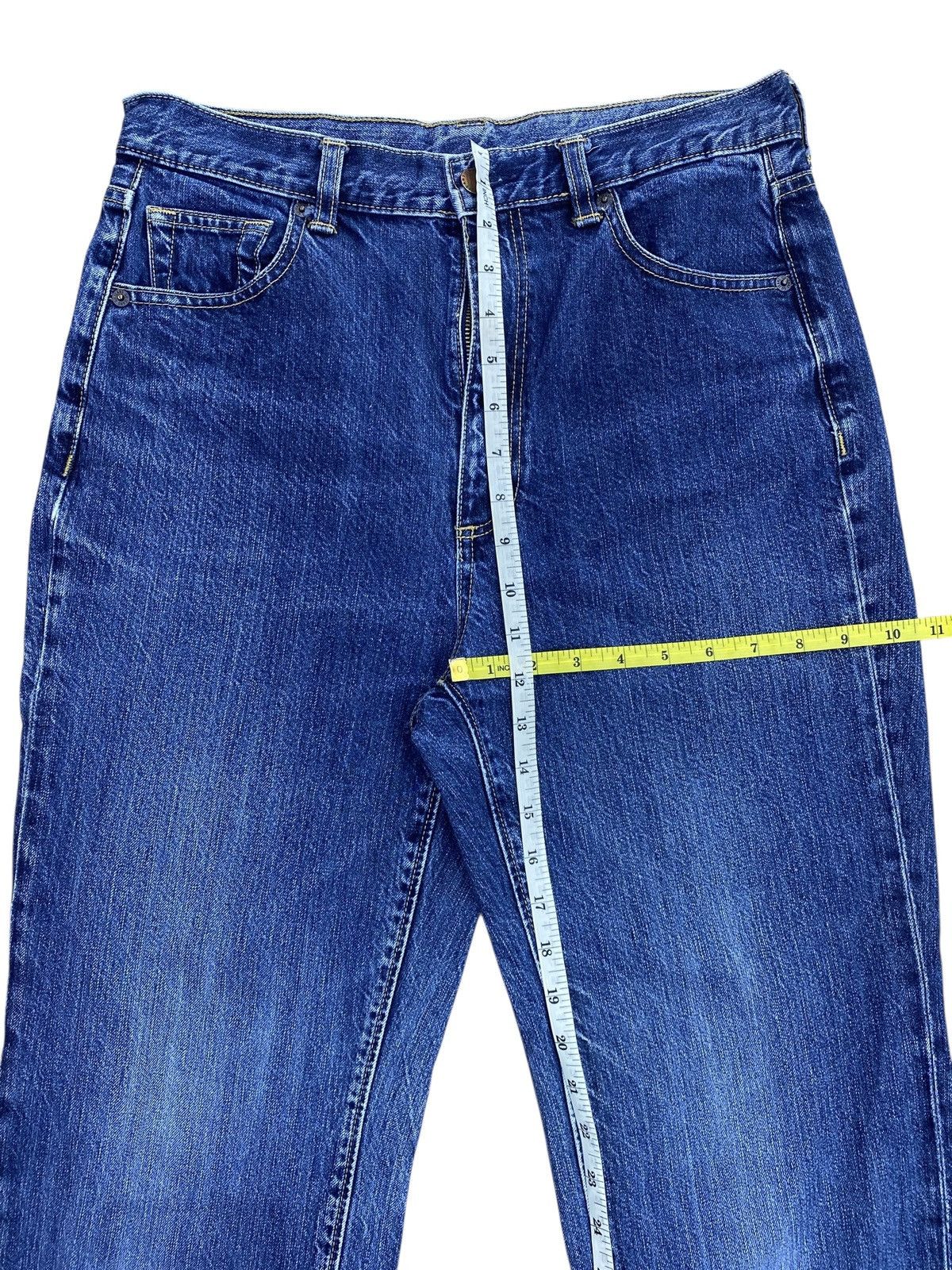 GU Vintage GU Blue Wash Style Ripped Jeans Size US 31 - 9 Thumbnail