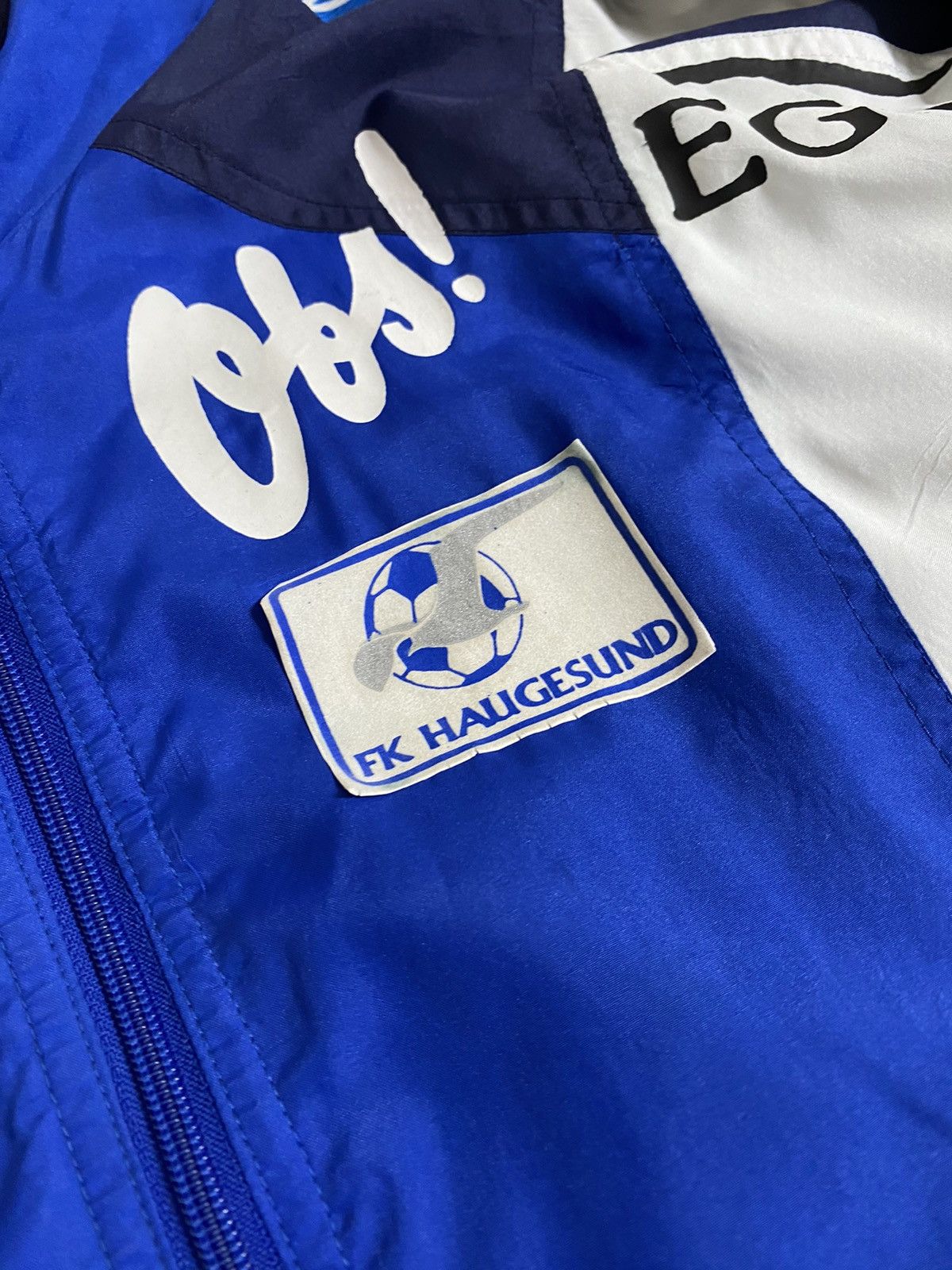 Umbro Vintage Umbro FK Haugesund Football Jacket XL Paal Wilson Size US XL / EU 56 / 4 - 5 Thumbnail
