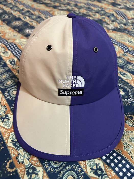 Supreme Supreme The North Face Split 6-Panel purple Tan | Grailed