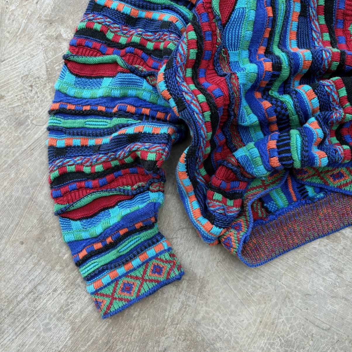 Coogi Crazy Vintage 90s Coogi 3D Knit Sweater Size US L / EU 52-54 / 3 - 3 Thumbnail