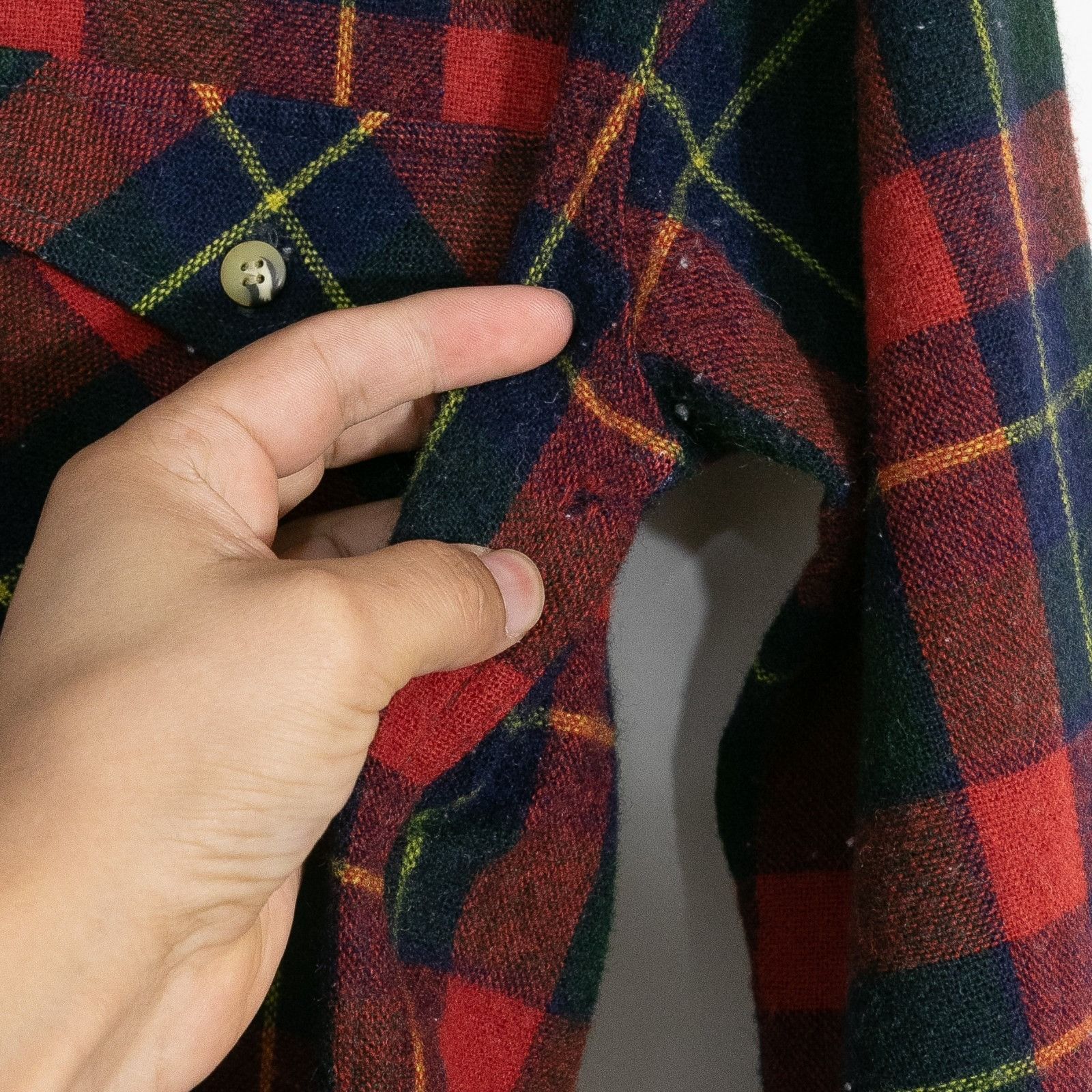 Vintage Vintage 90s Sutter Creek Wool Flannel Button Up Shirt Small Size US S / EU 44-46 / 1 - 5 Thumbnail