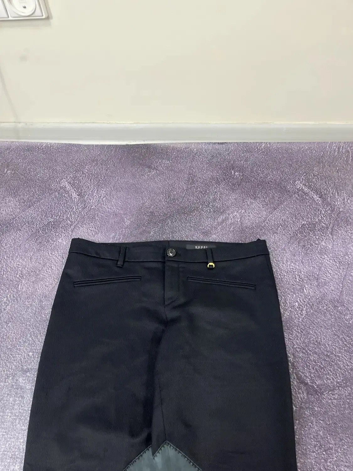 Gucci Gucci Leather Inserts Women's Archival Luxury Pants Size 30" / US 8 / IT 44 - 5 Thumbnail