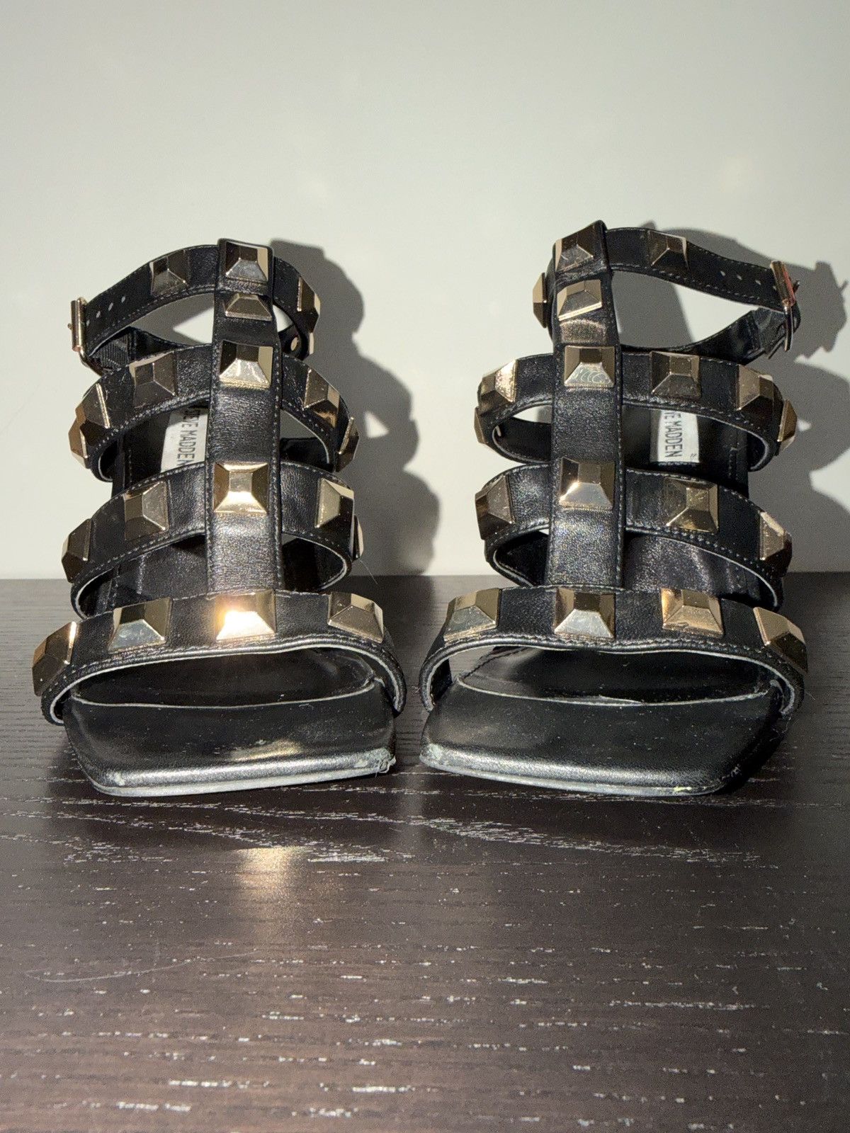 Steve Madden Steve Madden Rock Stud Heeled Sandals Size US 7.5 / IT 37.5 - 3 Thumbnail
