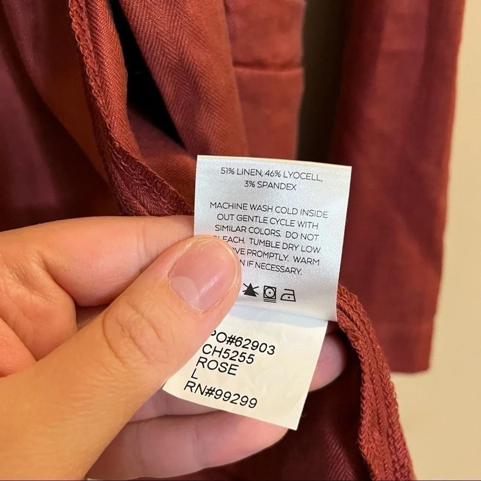 Other Level 99 Rachel Stretch Linen Tencel Blazer NWT Sz L Size L / US 10 / IT 46 - 6 Thumbnail