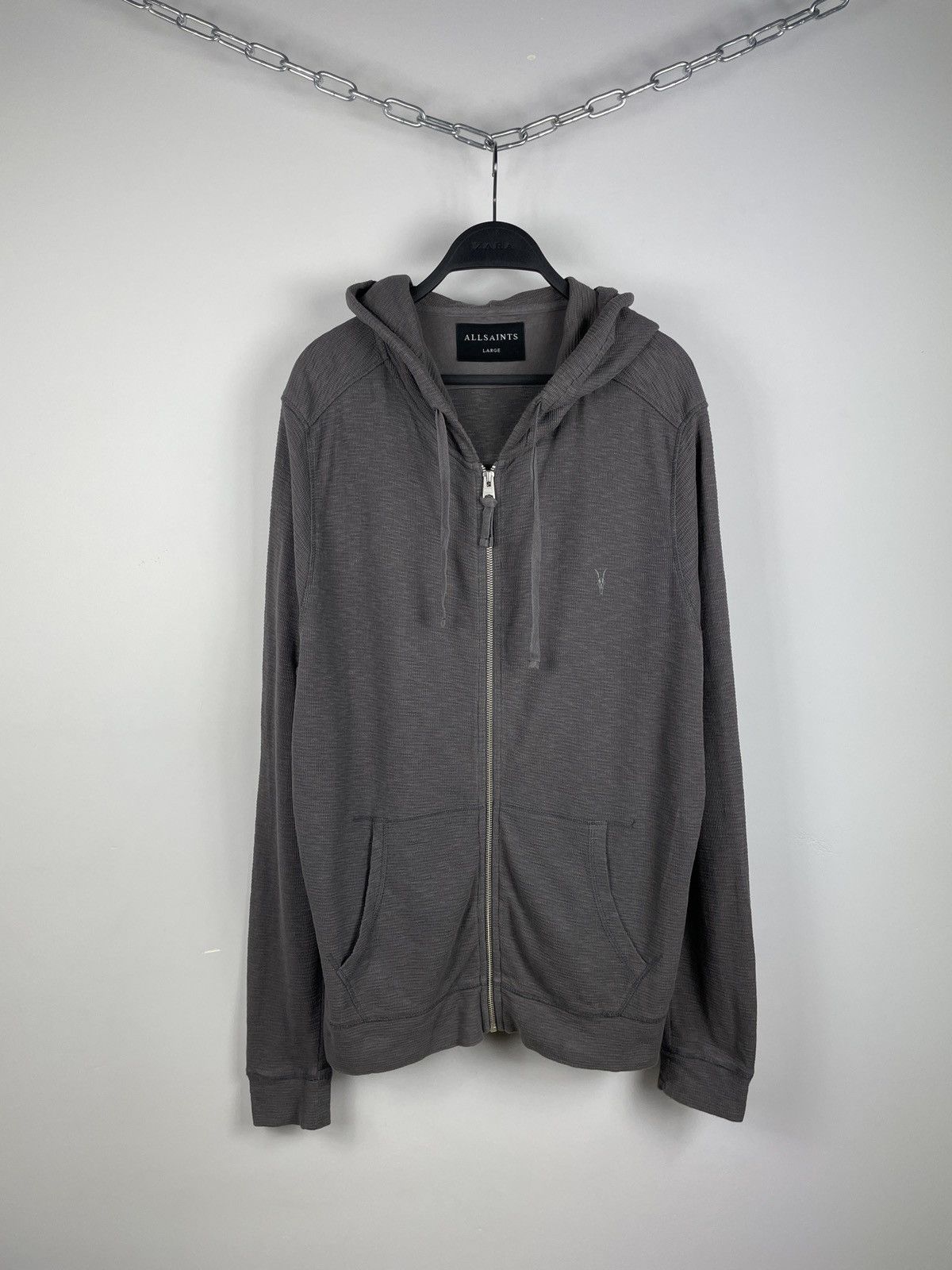 Allsaints Streetwear Vintage Allsaints Clash Zip Hoodie Grailed