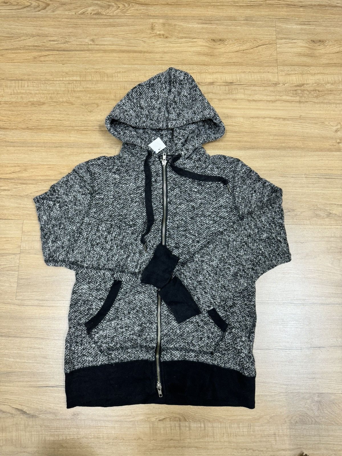 image of 291295 Homme Hooded Sweater in Grey, Women's (Size Small)