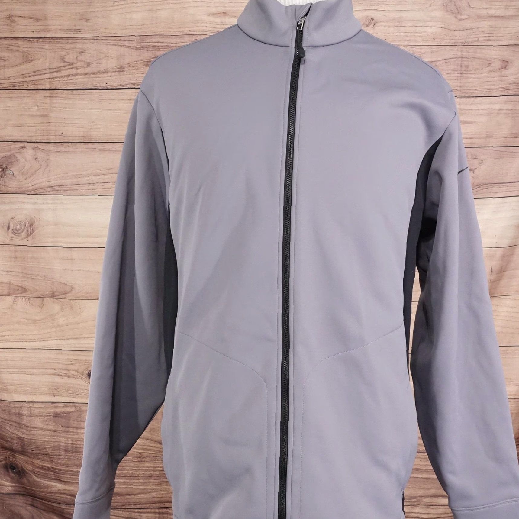 Nike Nike Therma Golf Jacket Mens XL Gray Softshell Full Zip Size US XL / EU 56 / 4 - 3 Thumbnail