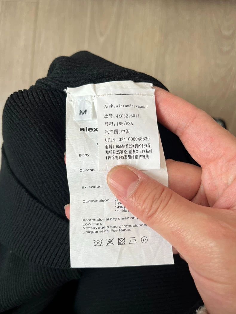 Alexander Wang Alexander Wang Black Knit Slip Dress- Size M / US 6-8 / IT 42-44 - 3 Thumbnail