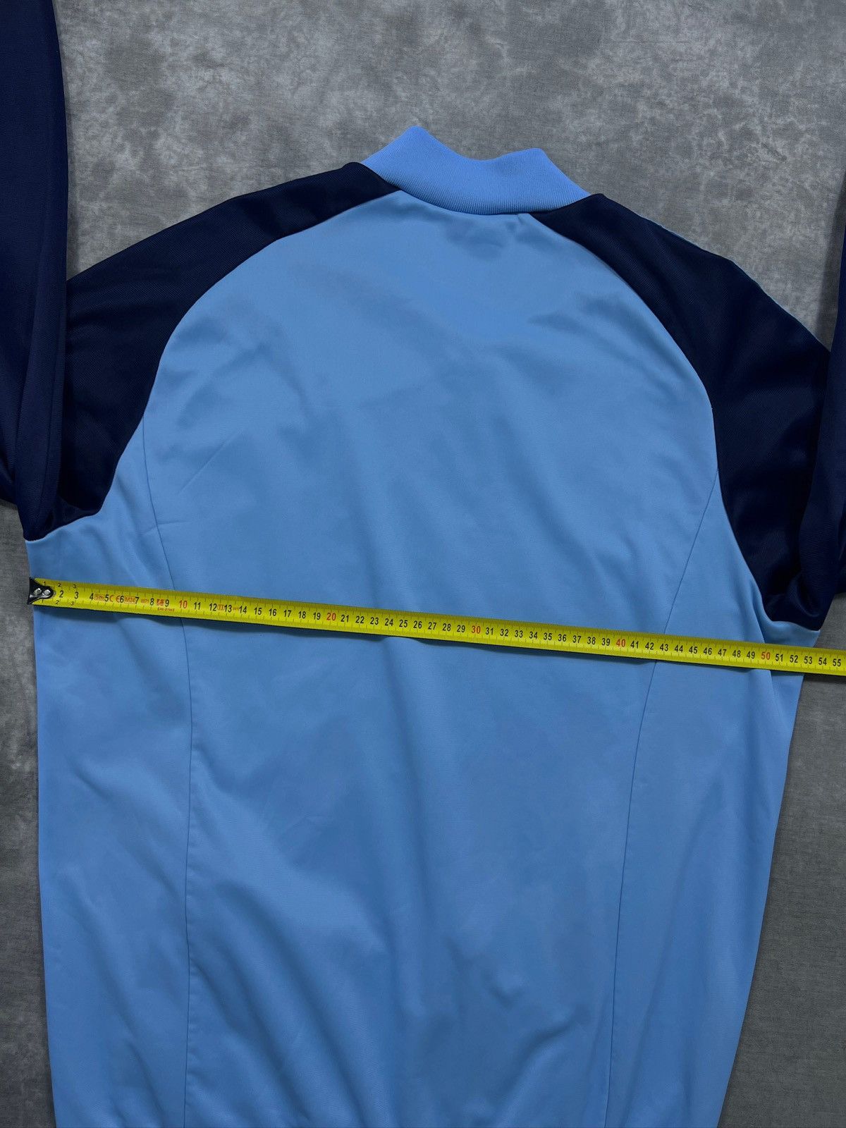 Adidas Adidas Light Blue Track Jacket made in france vintage adidas Size US L / EU 52-54 / 3 - 14 Thumbnail