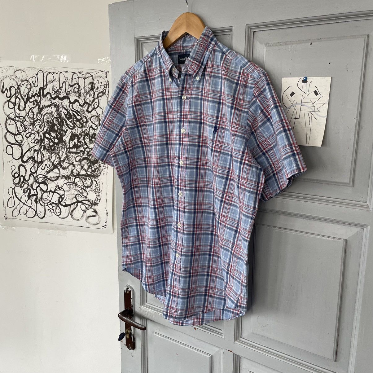 Polo Ralph Lauren Vintage Polo Ralph Lauren Striped Short shirt size M Size US M / EU 48-50 / 2 - 2 Thumbnail