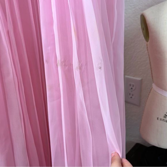 Handmade × Vintage Mike Benet Formals VTG 70s Sequin Homecoming Queen Pleated S Size M / US 6-8 / IT 42-44 - 9 Thumbnail