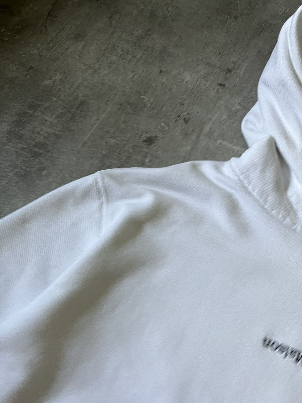 Maison Margiela Maison Margiela A/W 20 upside down oversized white hoodie Size US L / EU 52-54 / 3 - 8 Thumbnail
