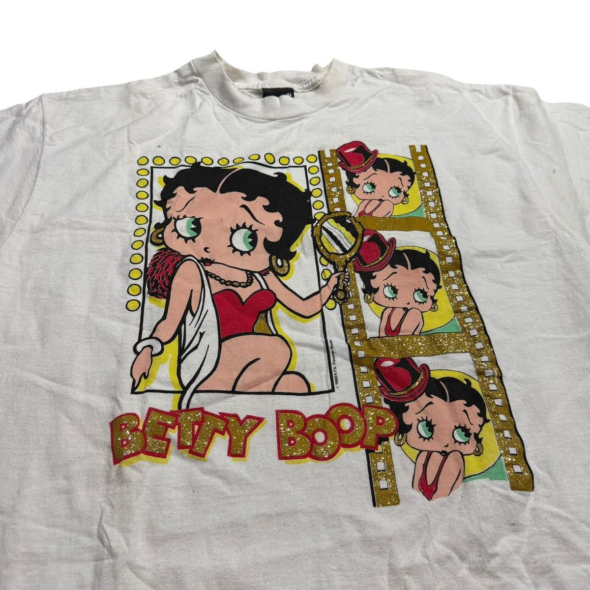 Vintage Betty Boop 1990 single stitch vintage Size US XL / EU 56 / 4 - 4 Thumbnail