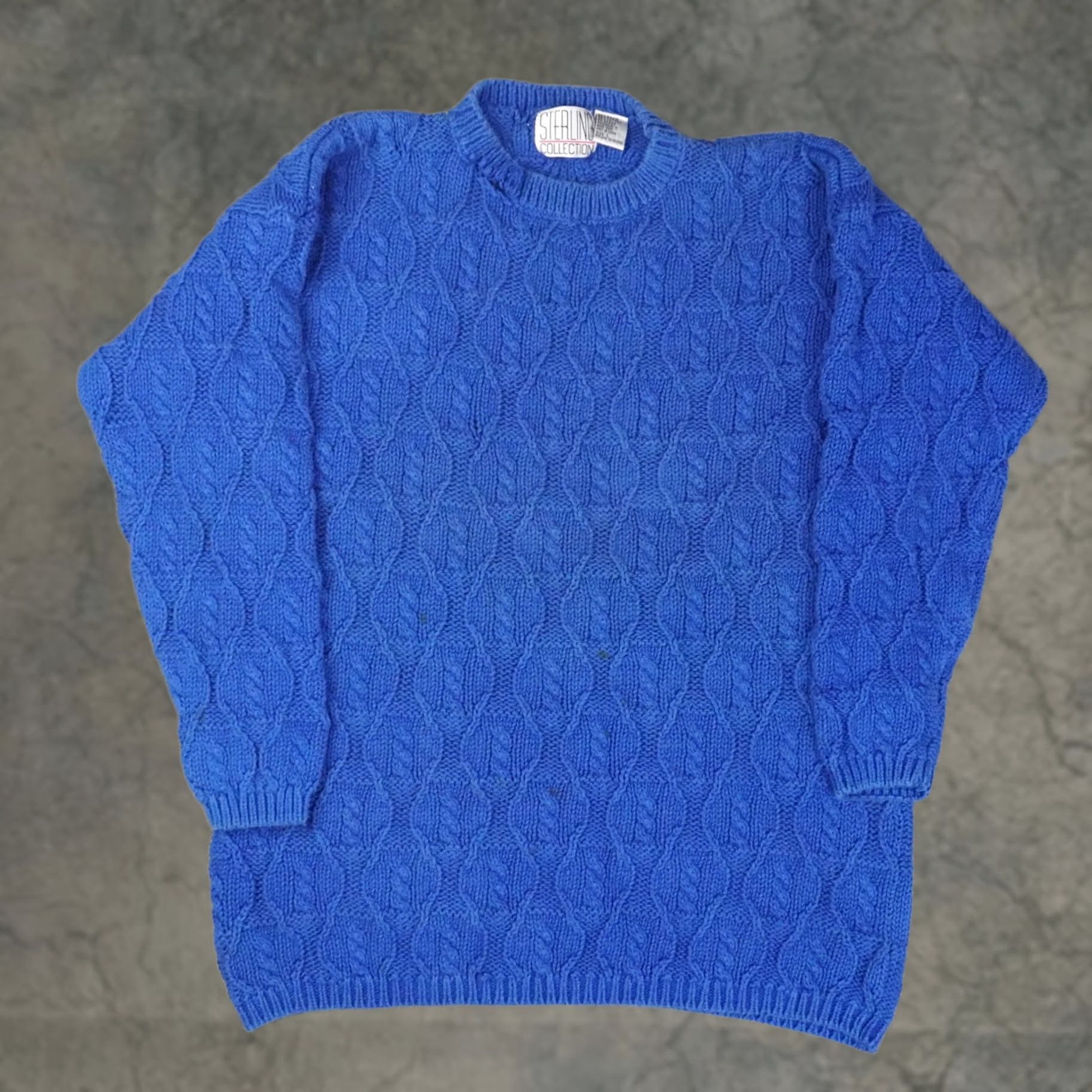 Vintage VINTAGE Blue Large Long Sleeve Pullover Sweater 90s Mens Size US L / EU 52-54 / 3 - 1 Thumbnail