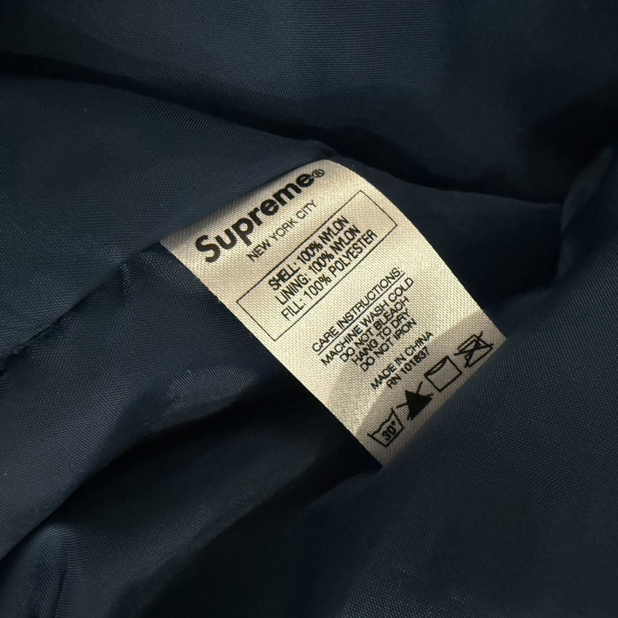 Supreme Supreme FW17 Contrast Stitch Half Zip PullOver Jacket Blue Size US M / EU 48-50 / 2 - 6 Thumbnail