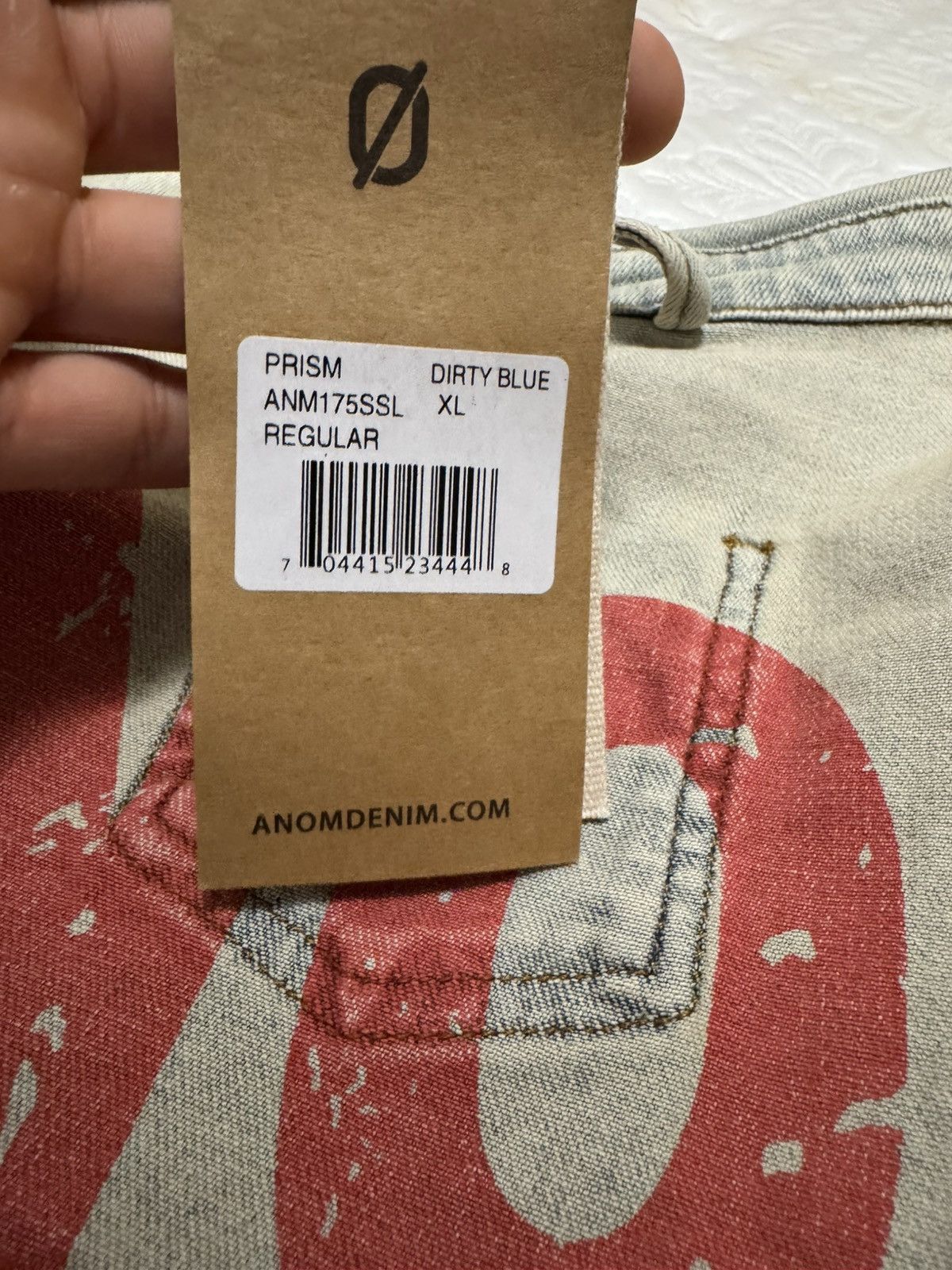 Other Dirty Blue Reversible Denim Sleeve Size US XL / EU 56 / 4 - 3 Thumbnail