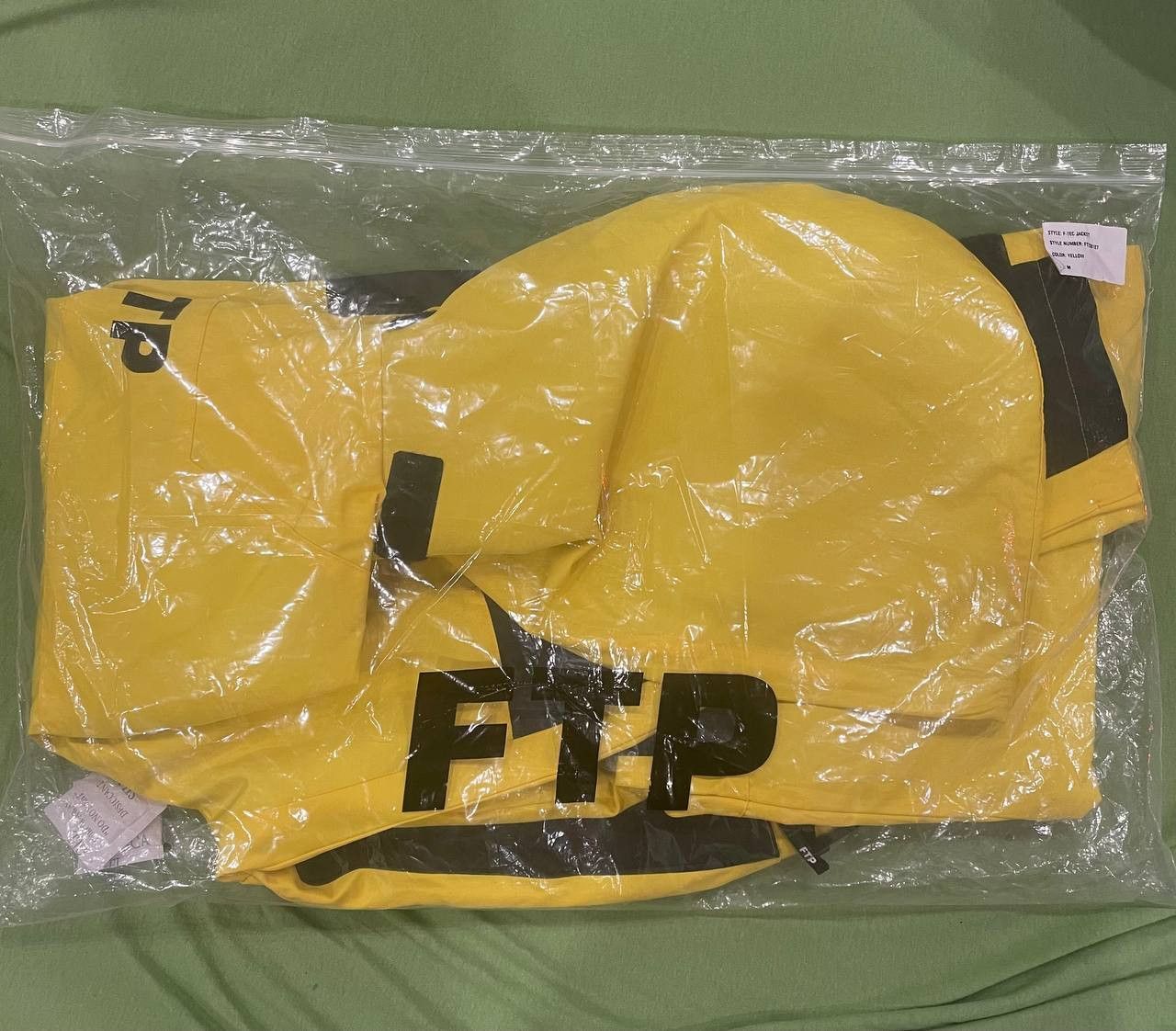 Fuck The Population FTP F-Tec Anorak Yellow Size US M / EU 48-50 / 2 - 3 Thumbnail