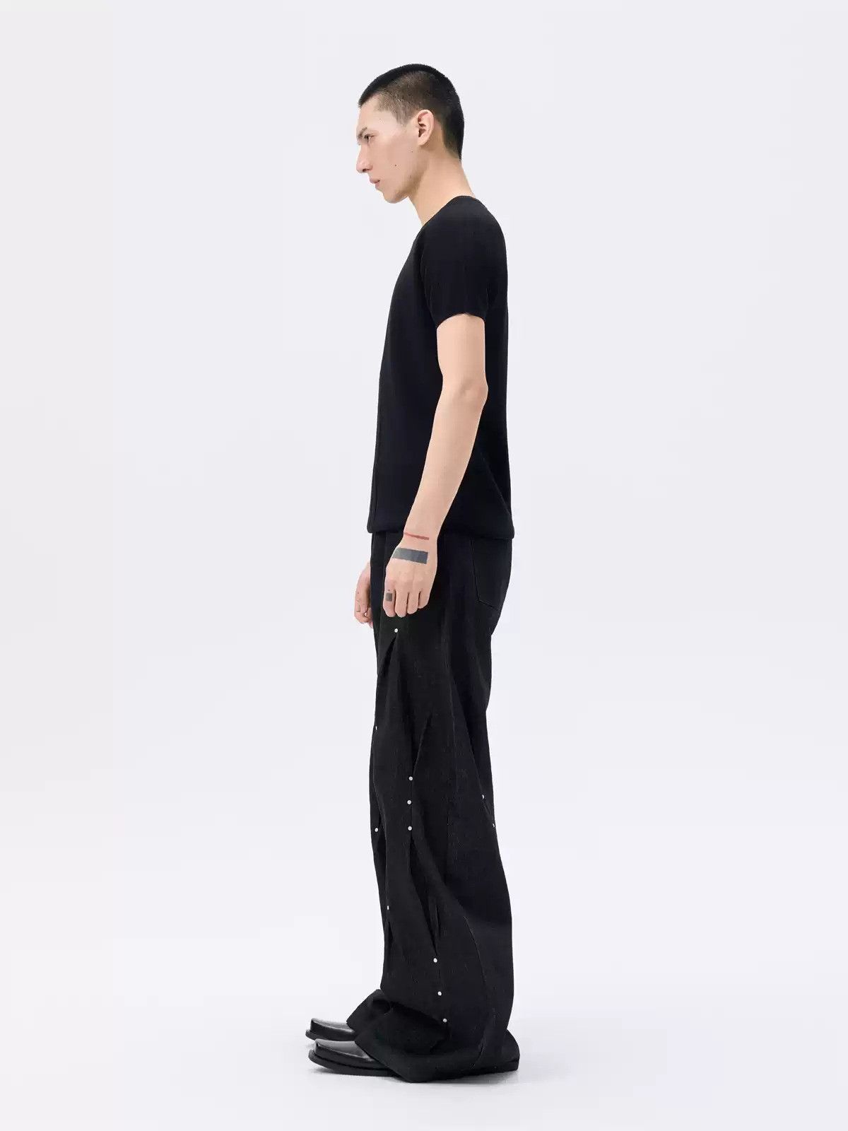 Japanese Brand Pleated Raw Jeans Size US 32 / EU 48 - 5 Thumbnail