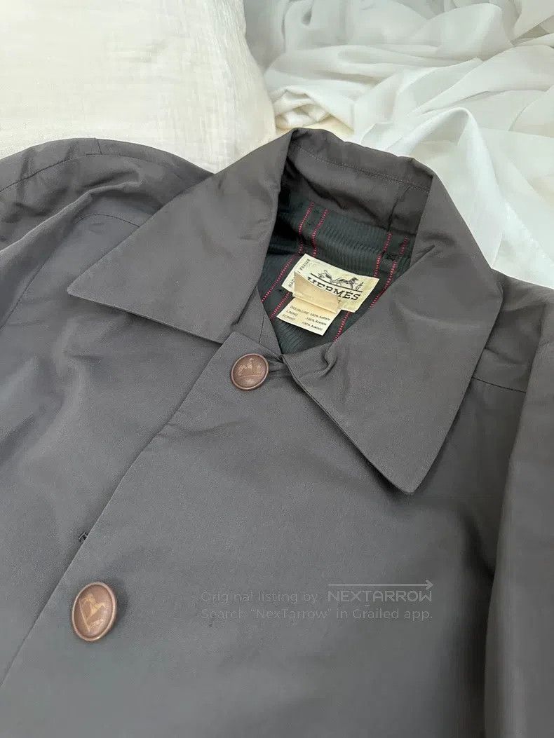 Hermes Hermes Ladies' mid-length trench coat Size M / US 6-8 / IT 42-44 - 4 Thumbnail