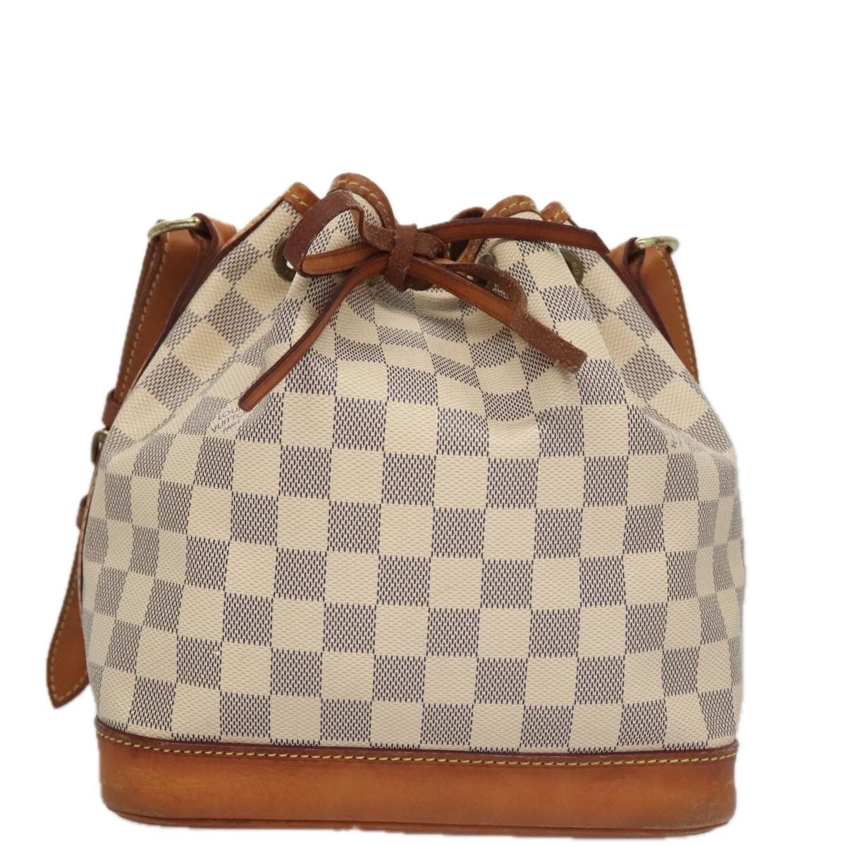 Louis Vuitton Noé Bb White Canvas Shoulder Bag (Pre-Owned) Size ONE SIZE - 1 Thumbnail