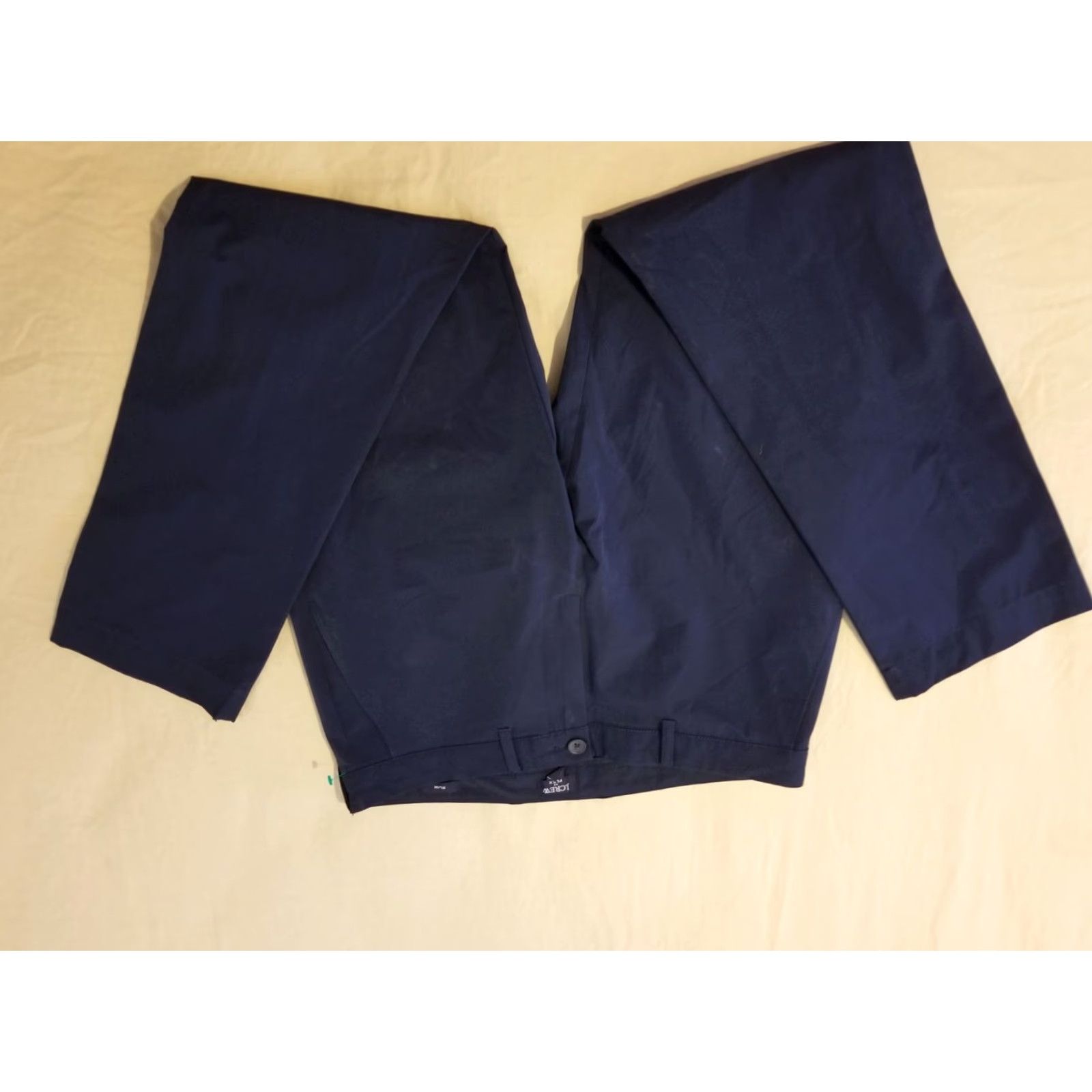 J.Crew J.CREW Men Pants Chino Flat Front Straight Leg 32x32 33x30 Blue Regular Cotton Casual Slacks Size US 32 / EU 48 - 2 Thumbnail