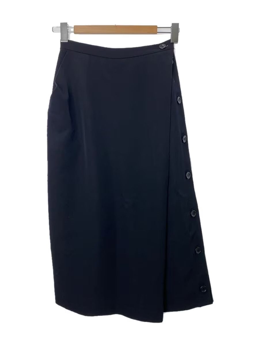 Y's × Yohji Yamamoto 1980s Side Button Wool Skirt Size 25" / US 0 / IT 36 - 1 Thumbnail