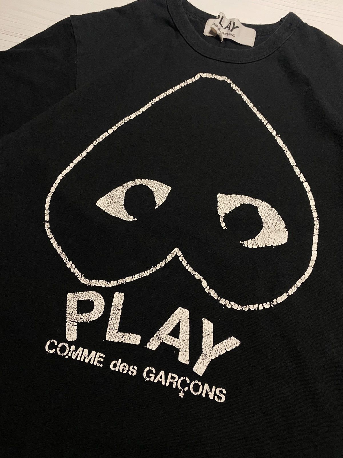 Comme des Garcons PLAY Comme Des Garcons Play Black Invertded Heart Outlin t shirt Size US M / EU 48-50 / 2 - 11 Thumbnail