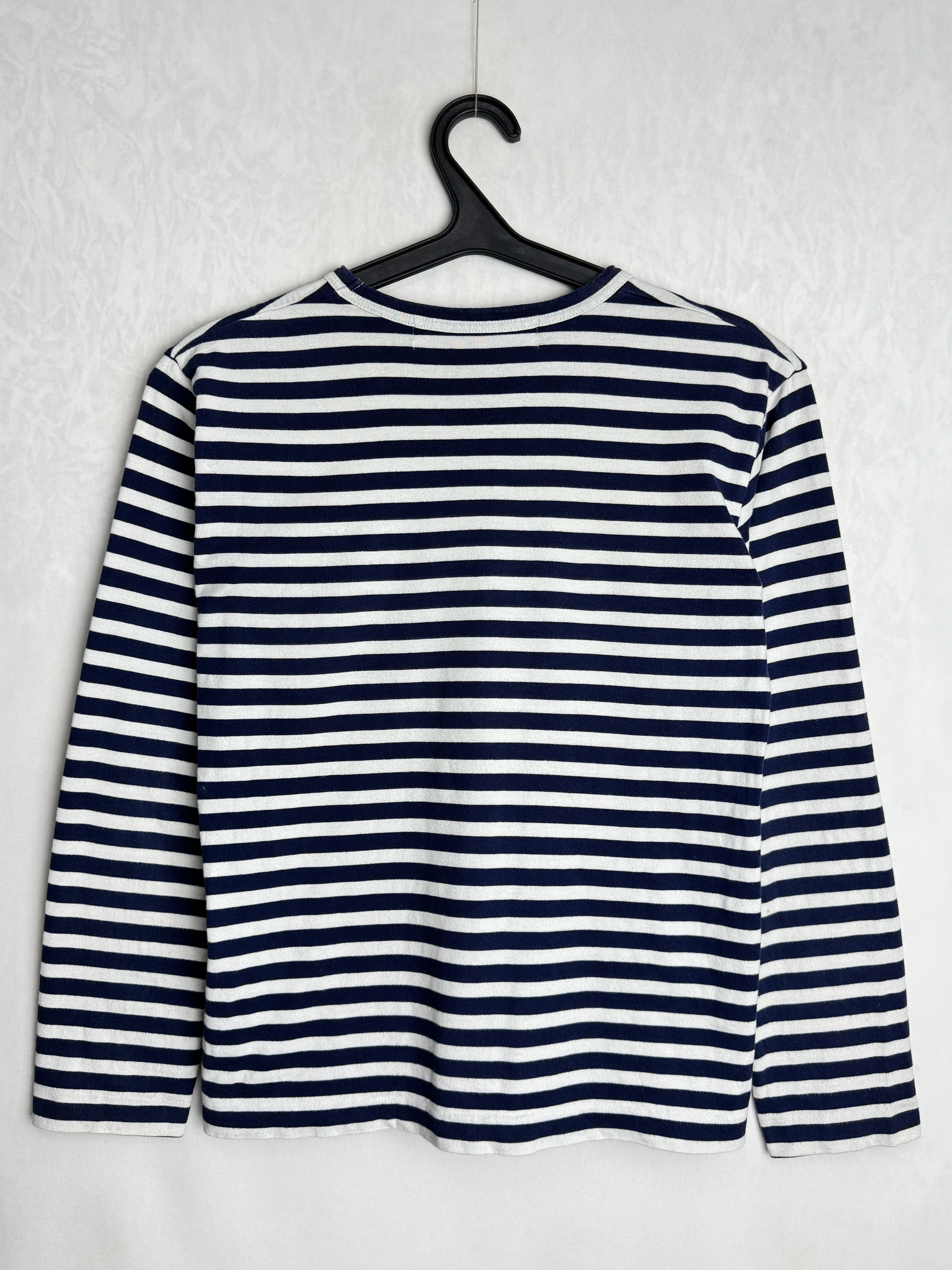 Comme des Garcons CDG PLAY unisex striped cotton t-shirt, made in Japan Size US S / EU 44-46 / 1 - 5 Thumbnail