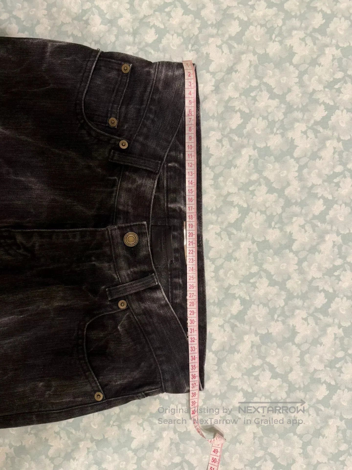 Saint Laurent Paris Saint Laurent Rippled Denim Pants Size 28. Size US 28 / EU 44 - 8 Thumbnail