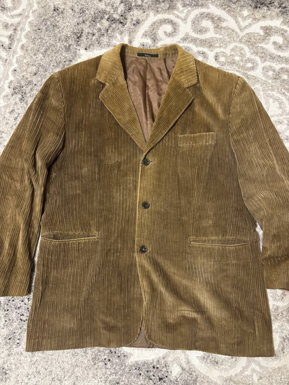 Vintage Votum Man of Fashion Corduroy Blazer Jacket – Brown Size 54L - 12 Thumbnail