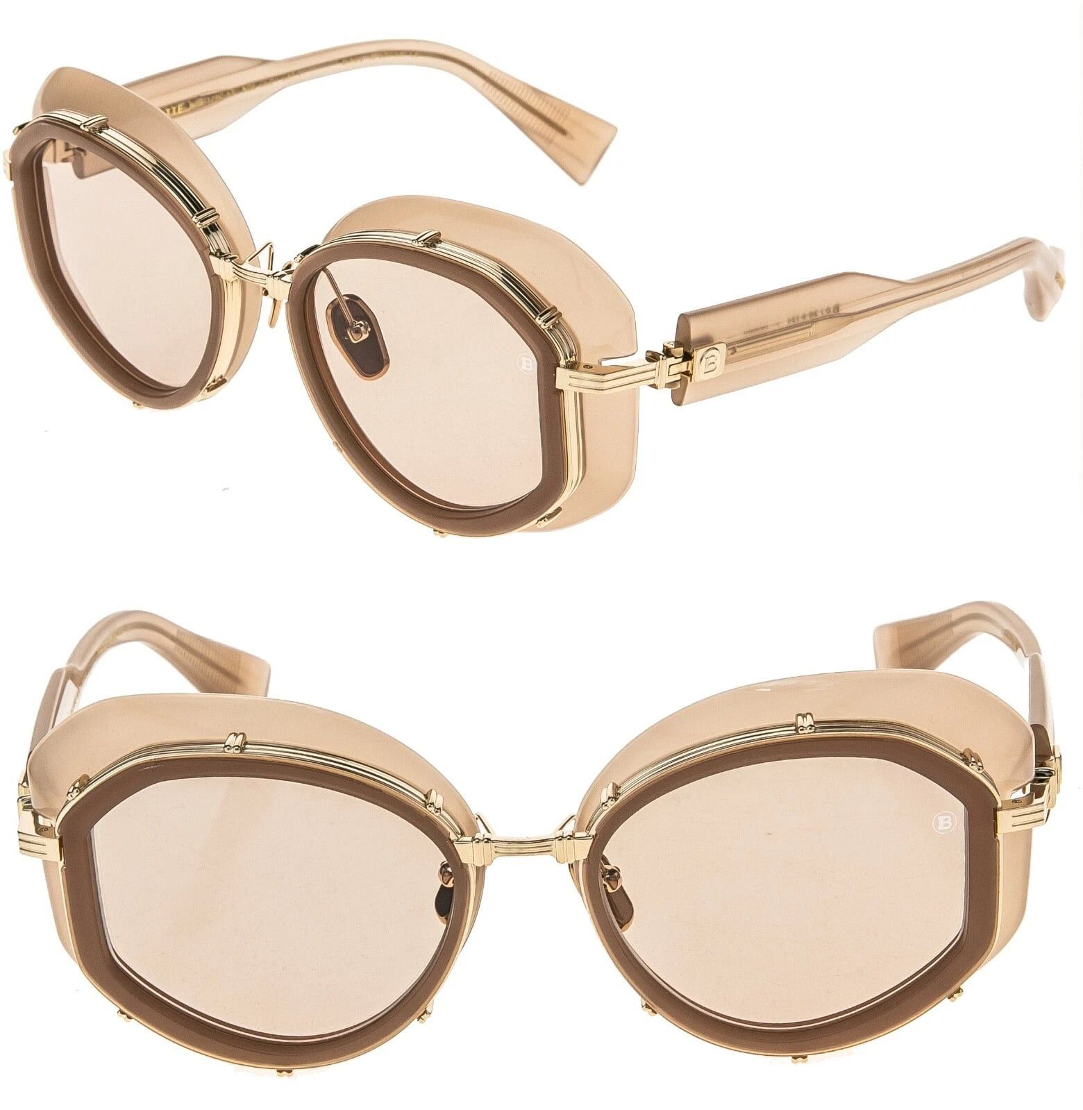 Balmain BALMAIN BRIGITTE BY AKONI BPS129 BPS 129C Unisex Sunglasses Size ONE SIZE - 1 Thumbnail