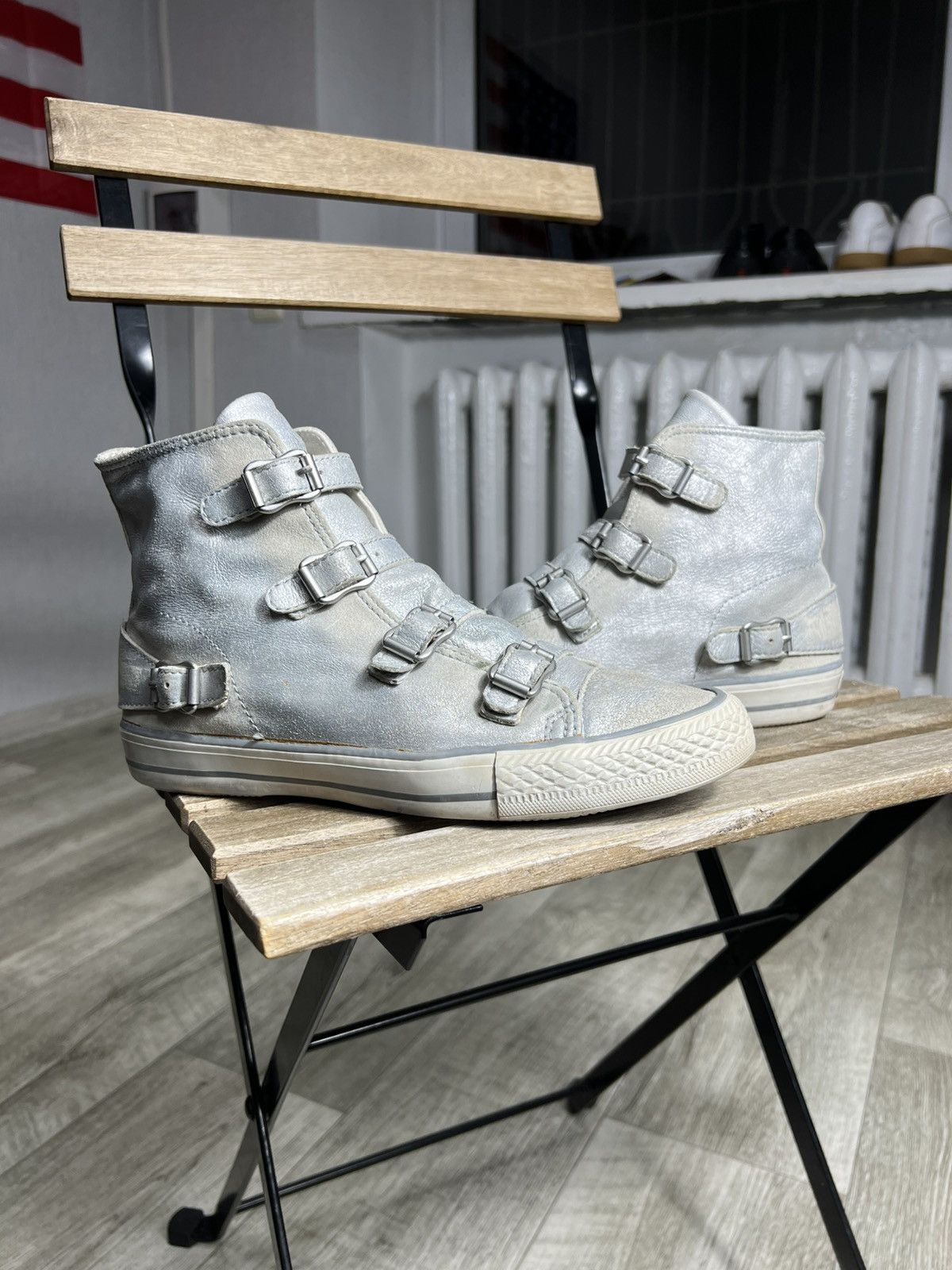ASH ASH Virgin Japanese Sneakers Punk Zip Bondage Belted Y2k OG Size US 9 / IT 39 - 1 Thumbnail