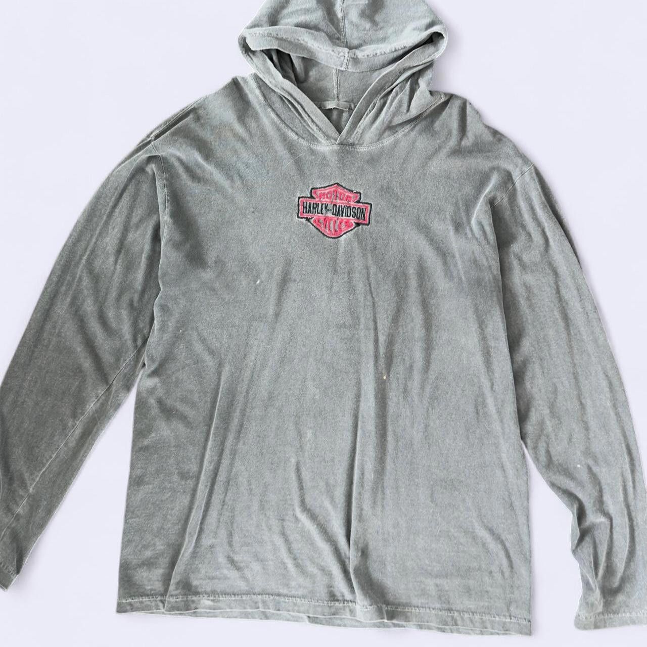 Harley Davidson Harley Davidson Men's grey black Hoodies Size US 38 / EU 54 - 1 Thumbnail
