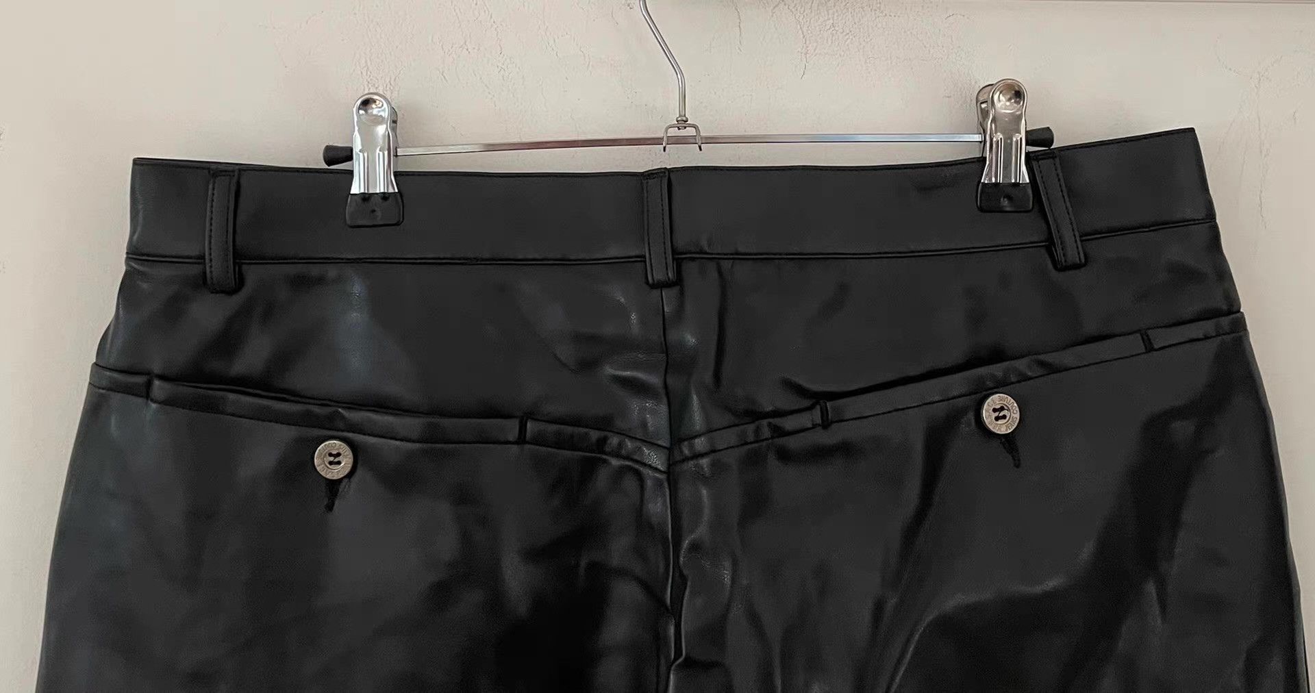Versace Versace Leather Pants with Stud Details。Ｑ21 Size US 36 / EU 52 - 4 Thumbnail