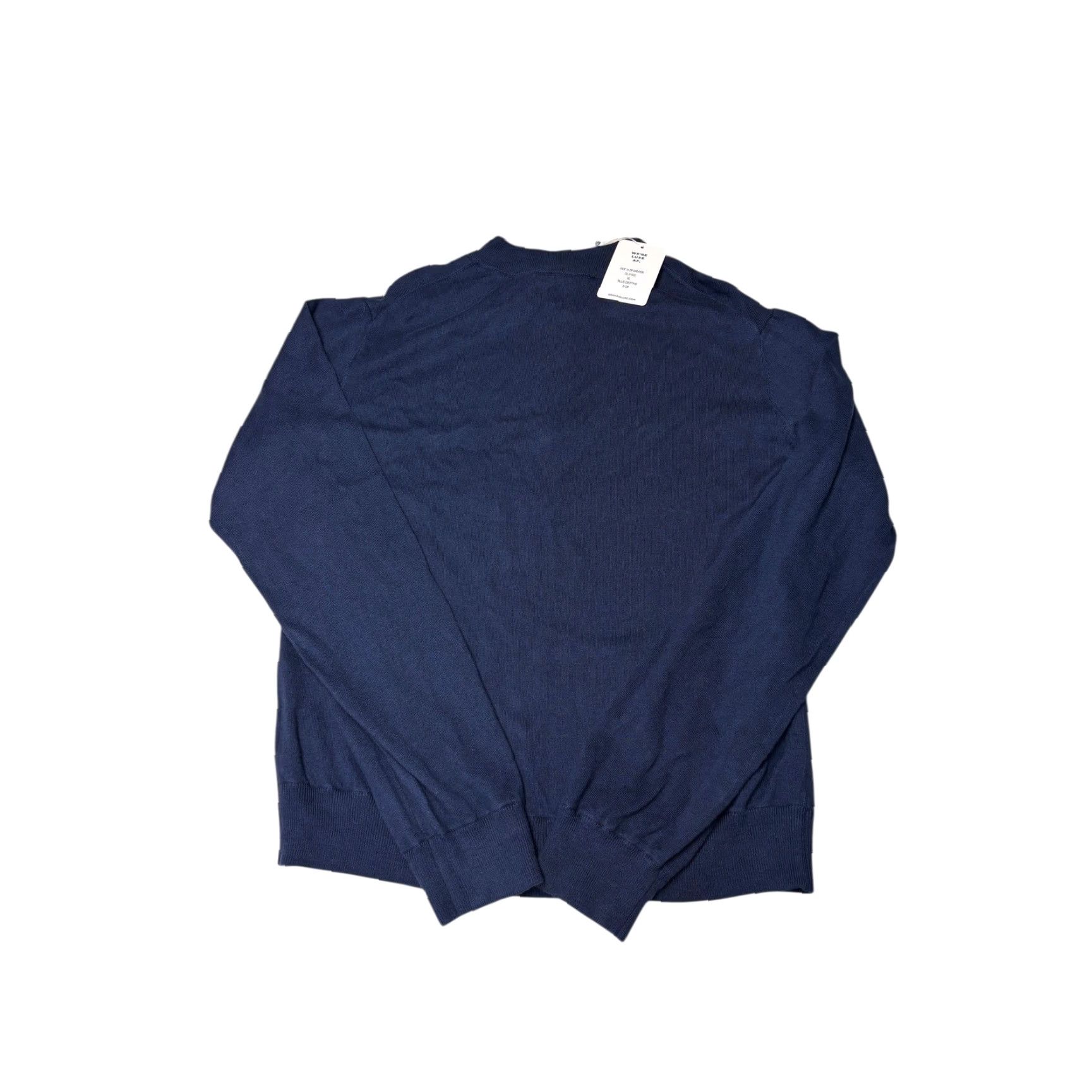 Vintage NWT Graham Luxe Sweater 1/4 Zip Blue Depths XL Cotton Rayon Silk Size US XL / EU 56 / 4 - 5 Thumbnail