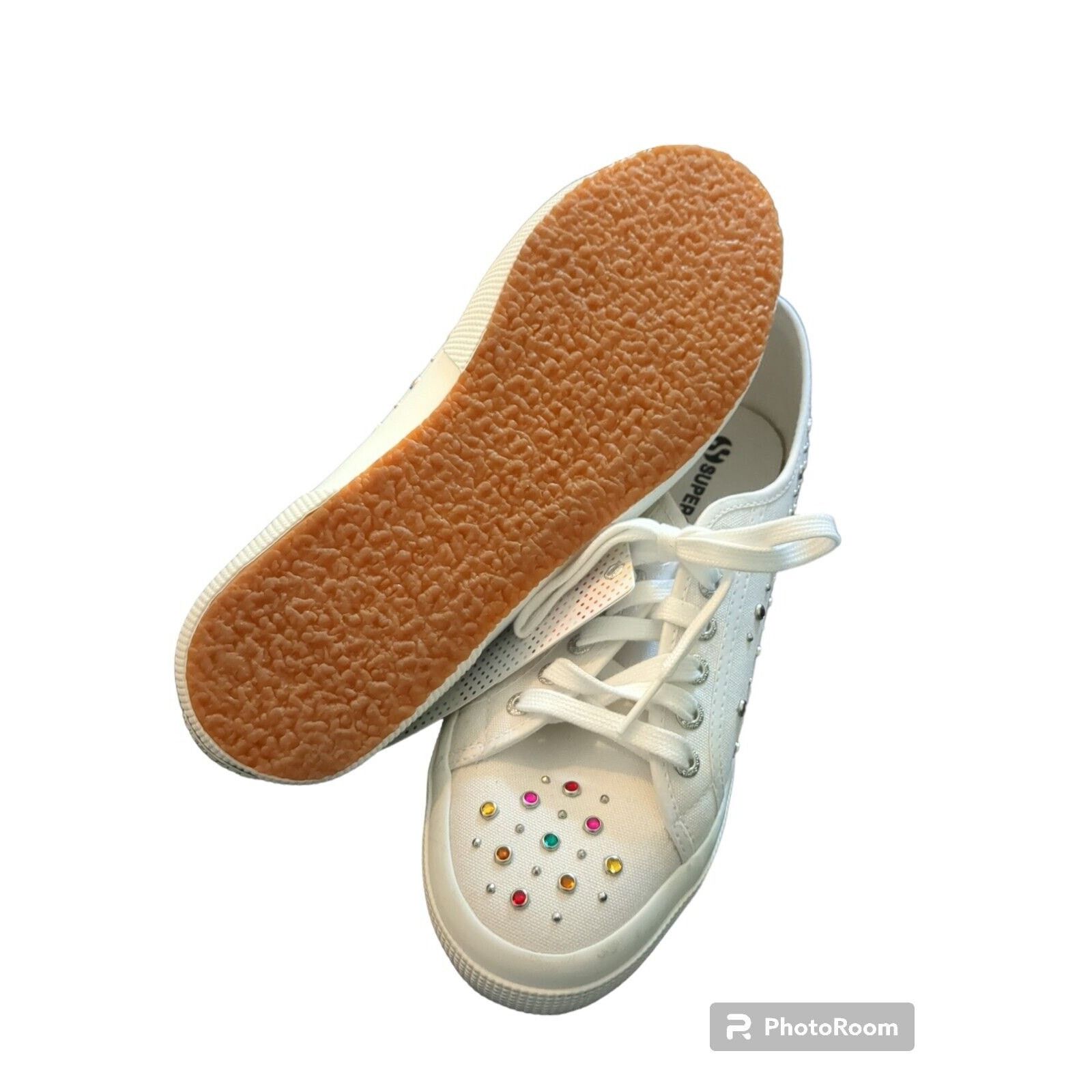 Superga NEW SUPERGA Women's Cotu Classic White Sneakers SZ 8.5 Size US 8.5 / IT 38.5 - 2 Thumbnail